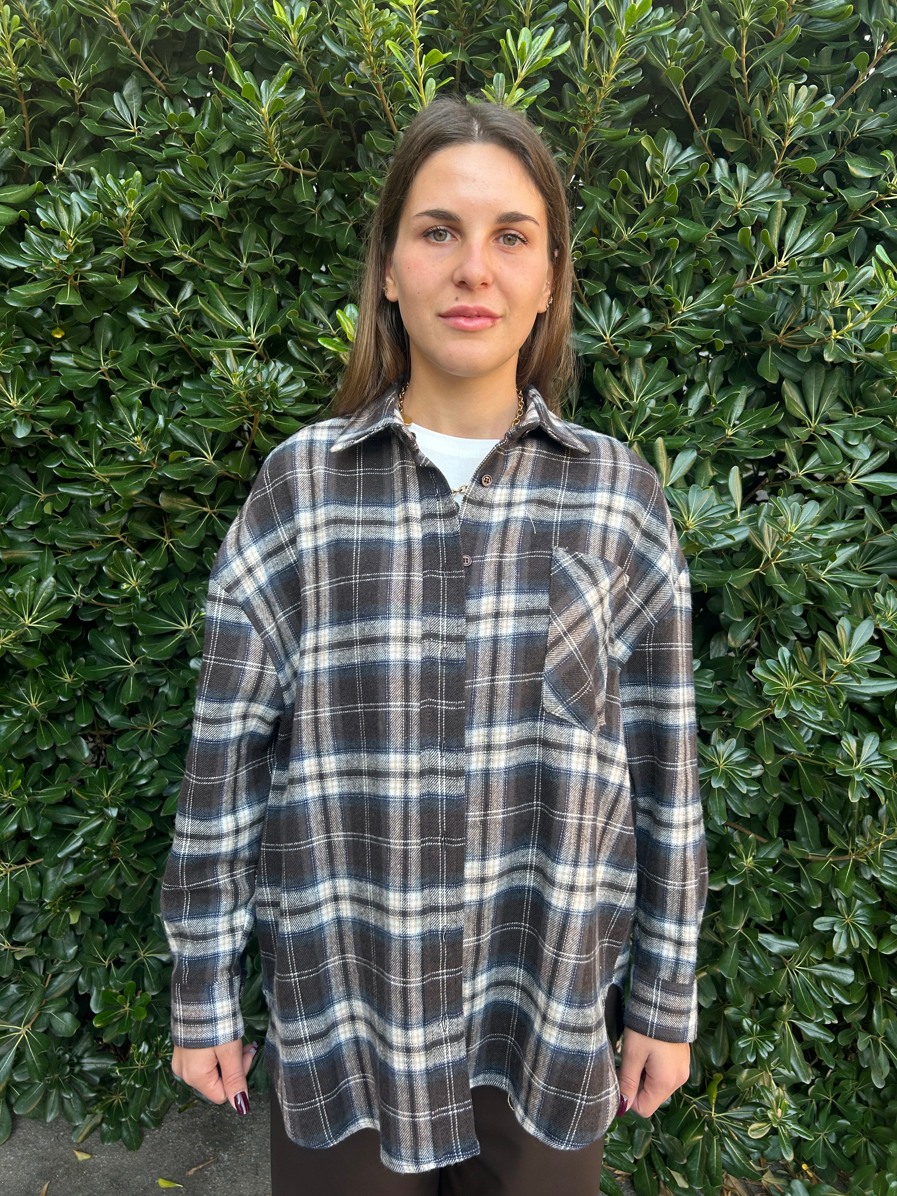 Camicia check in flanella