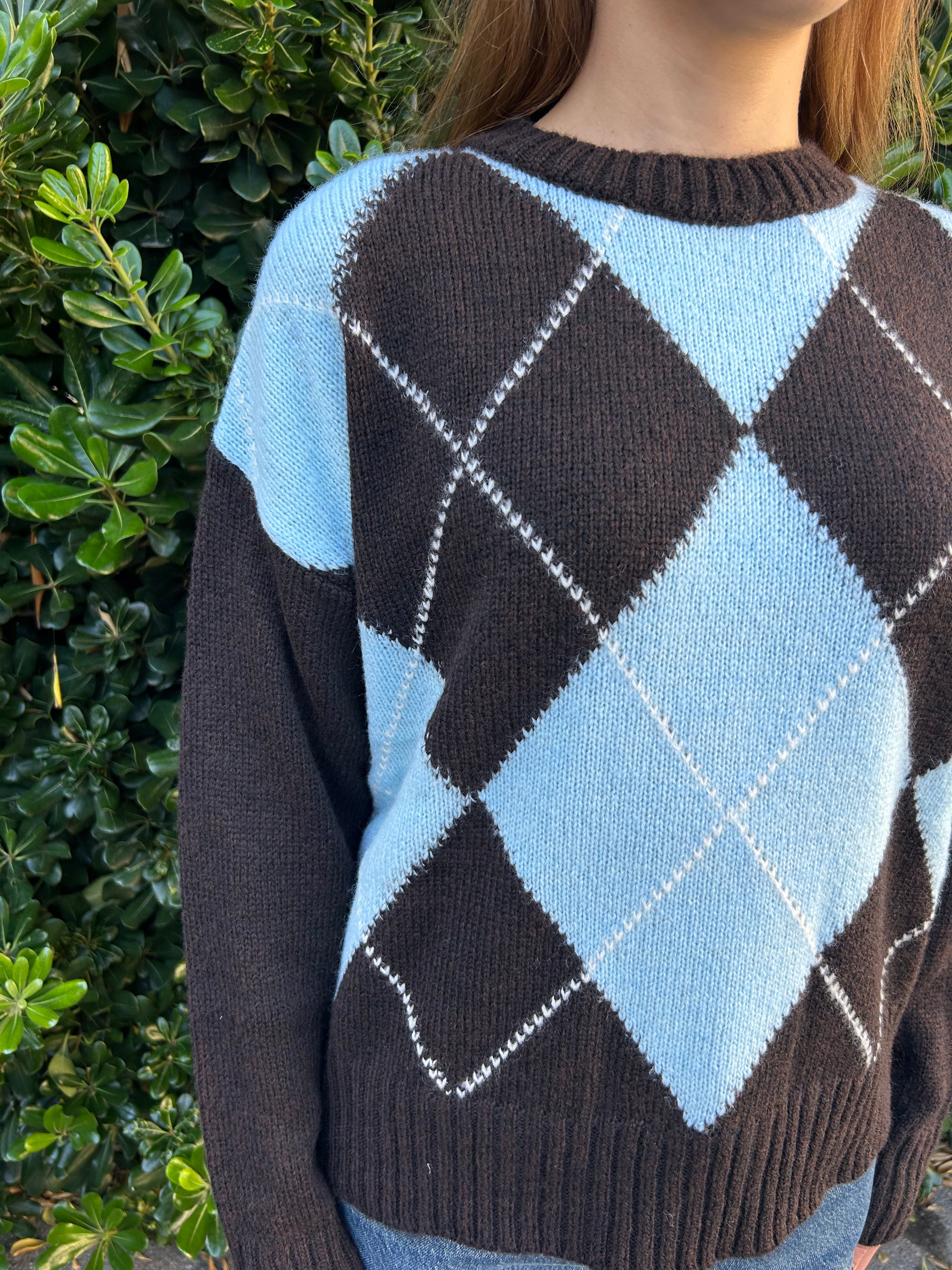 Maglioncino fantasia rombi