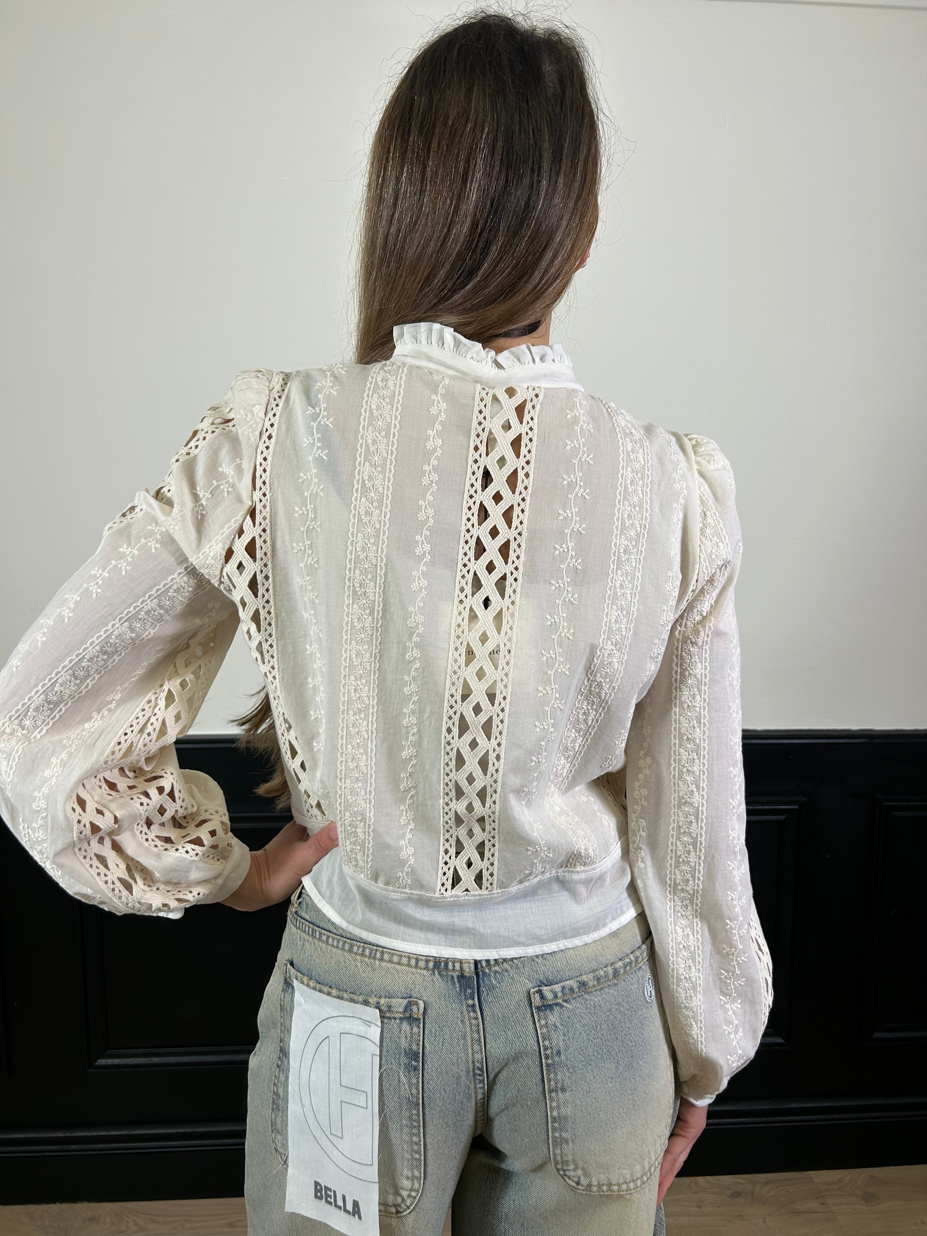 Camicia dettaglio alamari