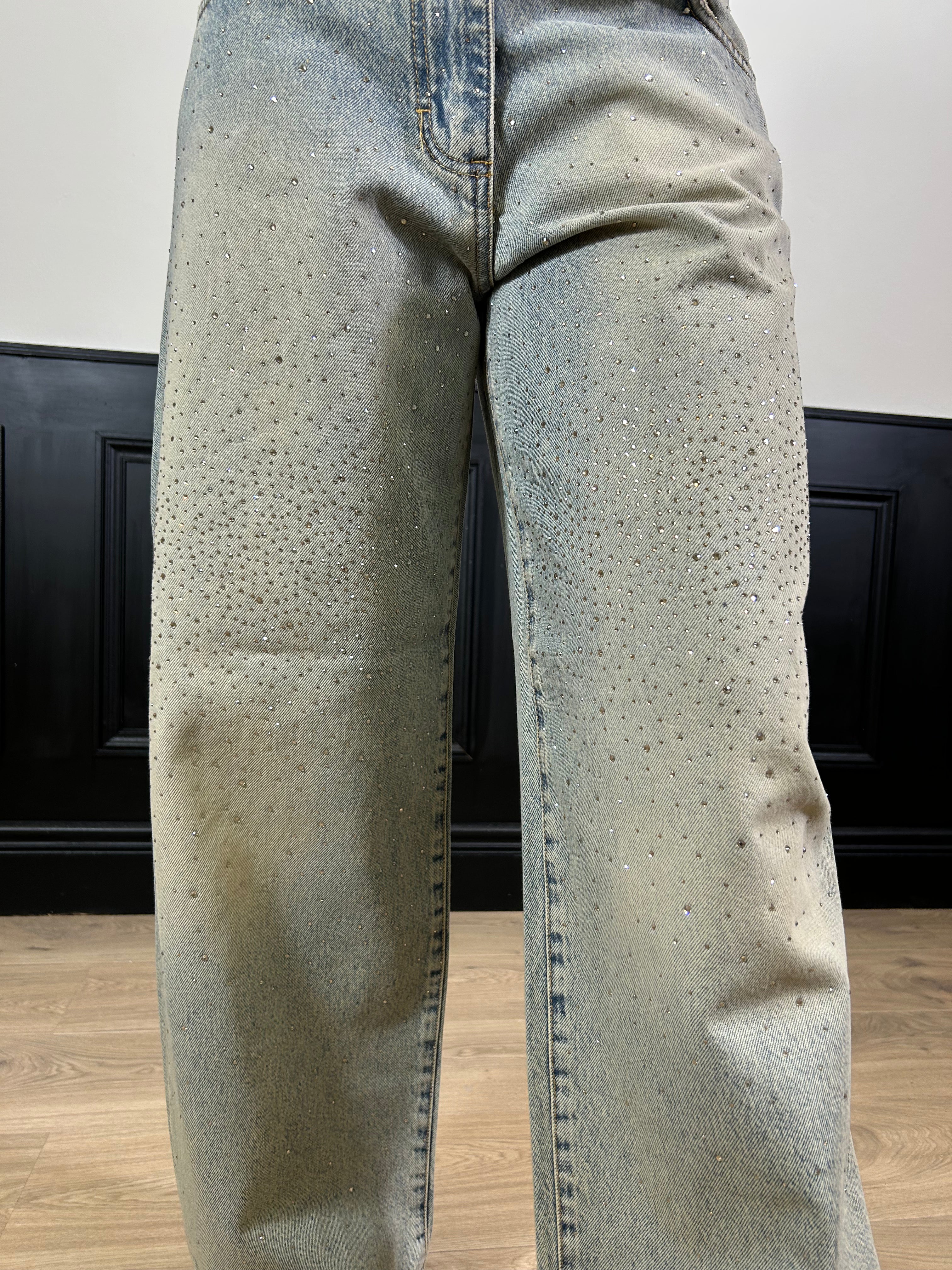 Jeans Bella con strass