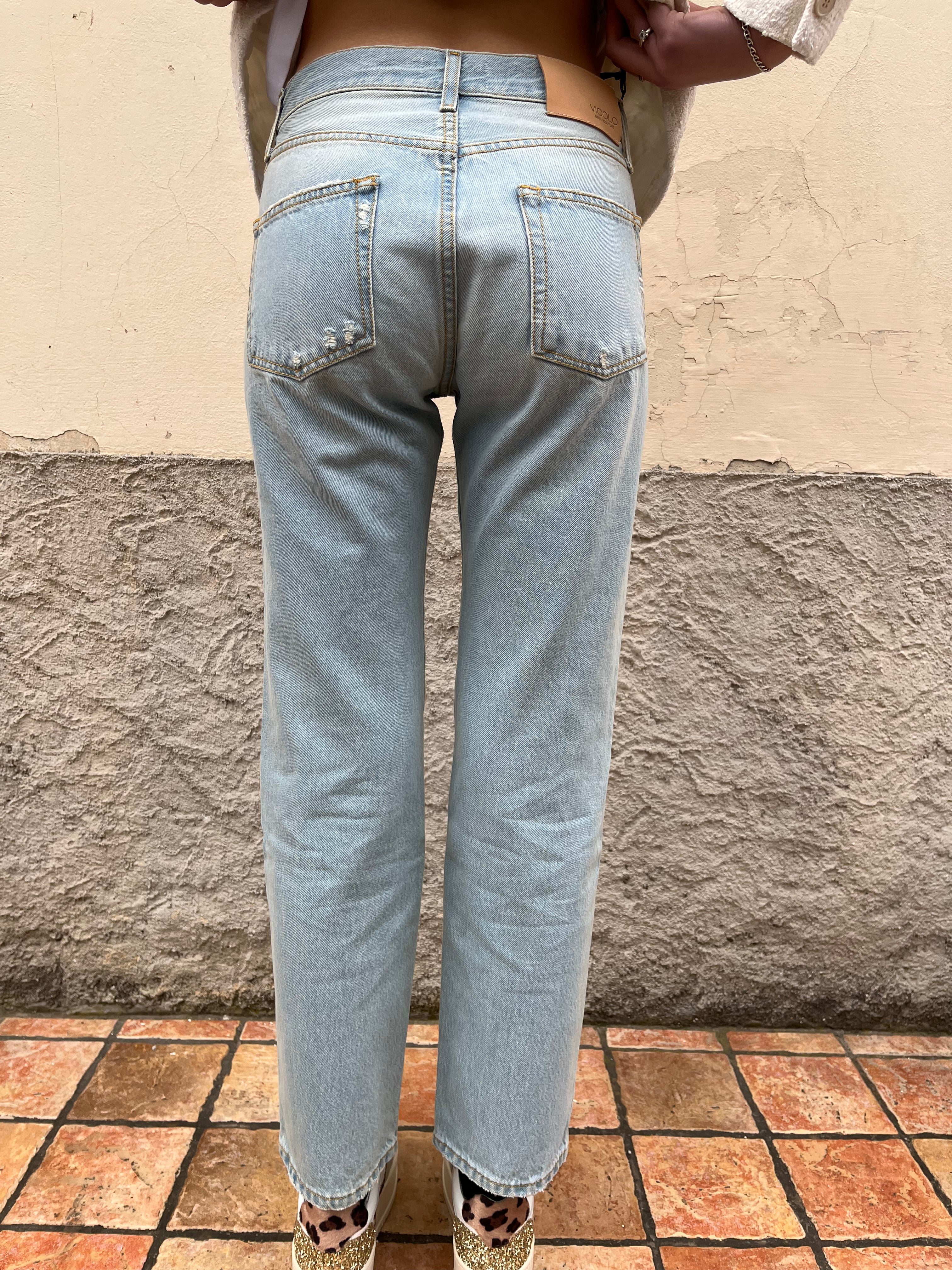 Jeans Zoe con bottoni i gioiello sbagliati