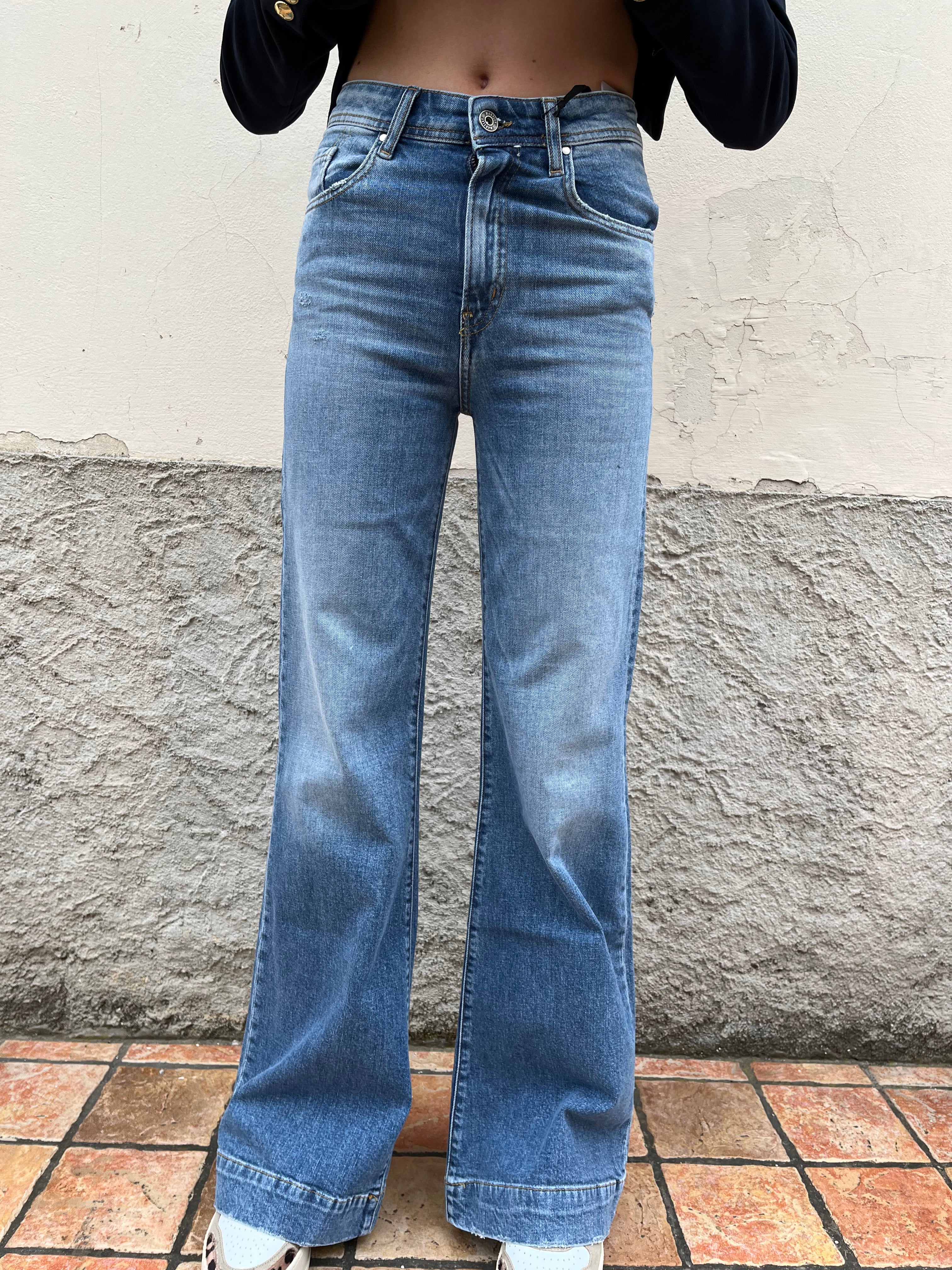 Jeans Atlanta modello wide leg fit