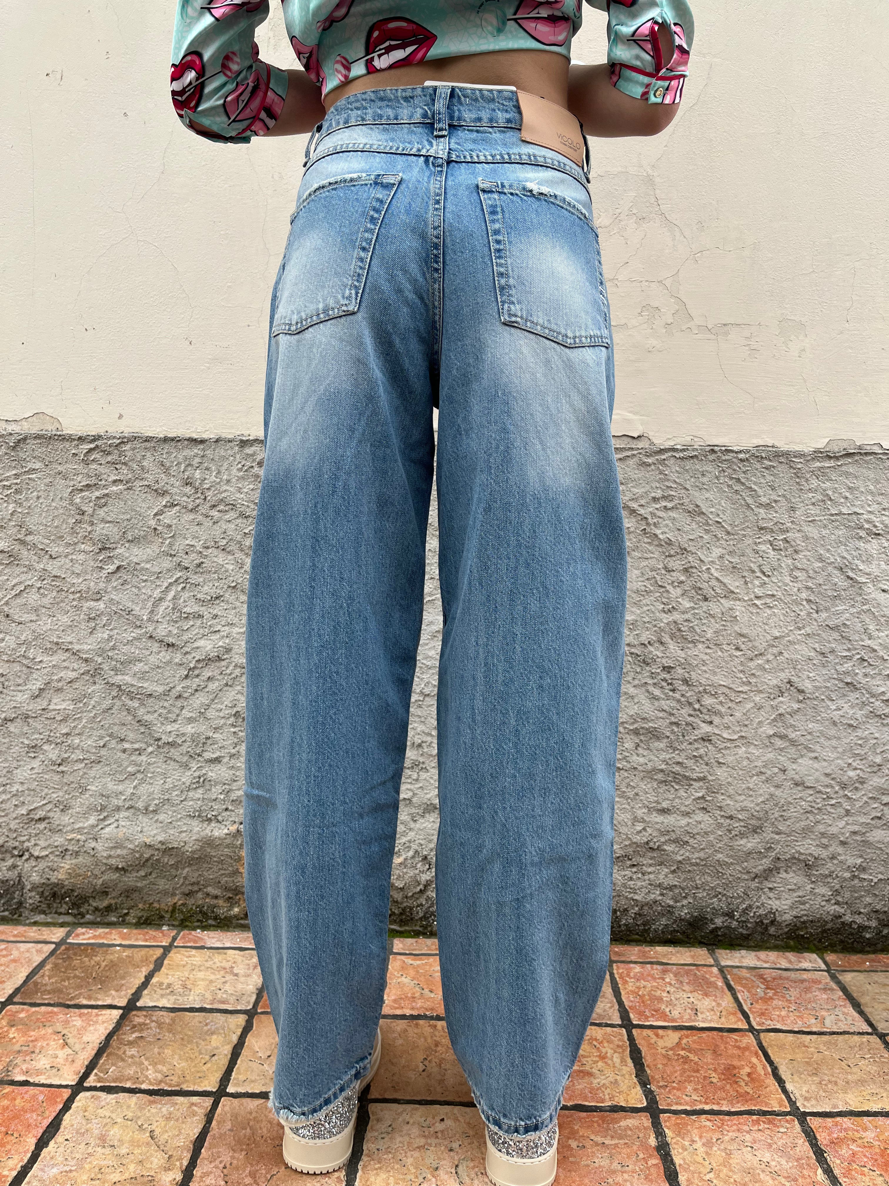 Jeans Phoebe modello mom fit