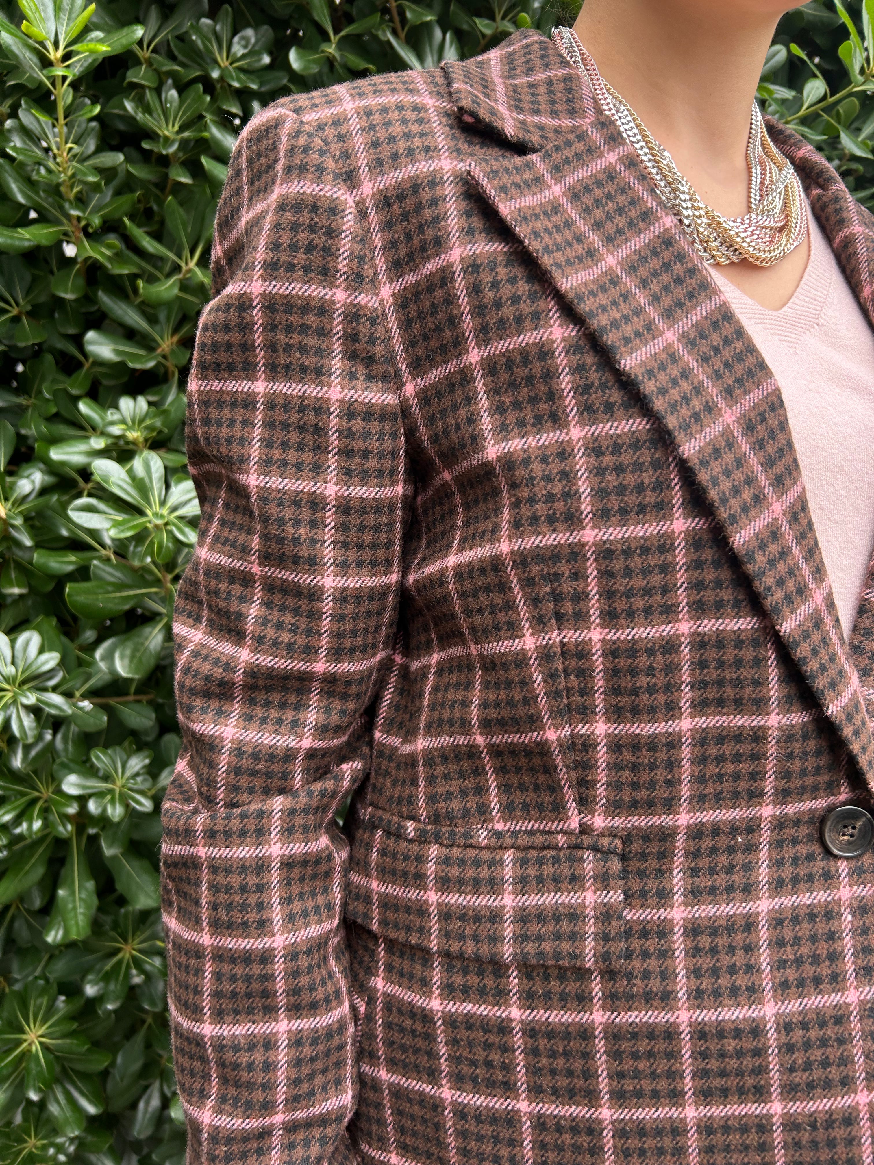 Giacca avvitata quadretto