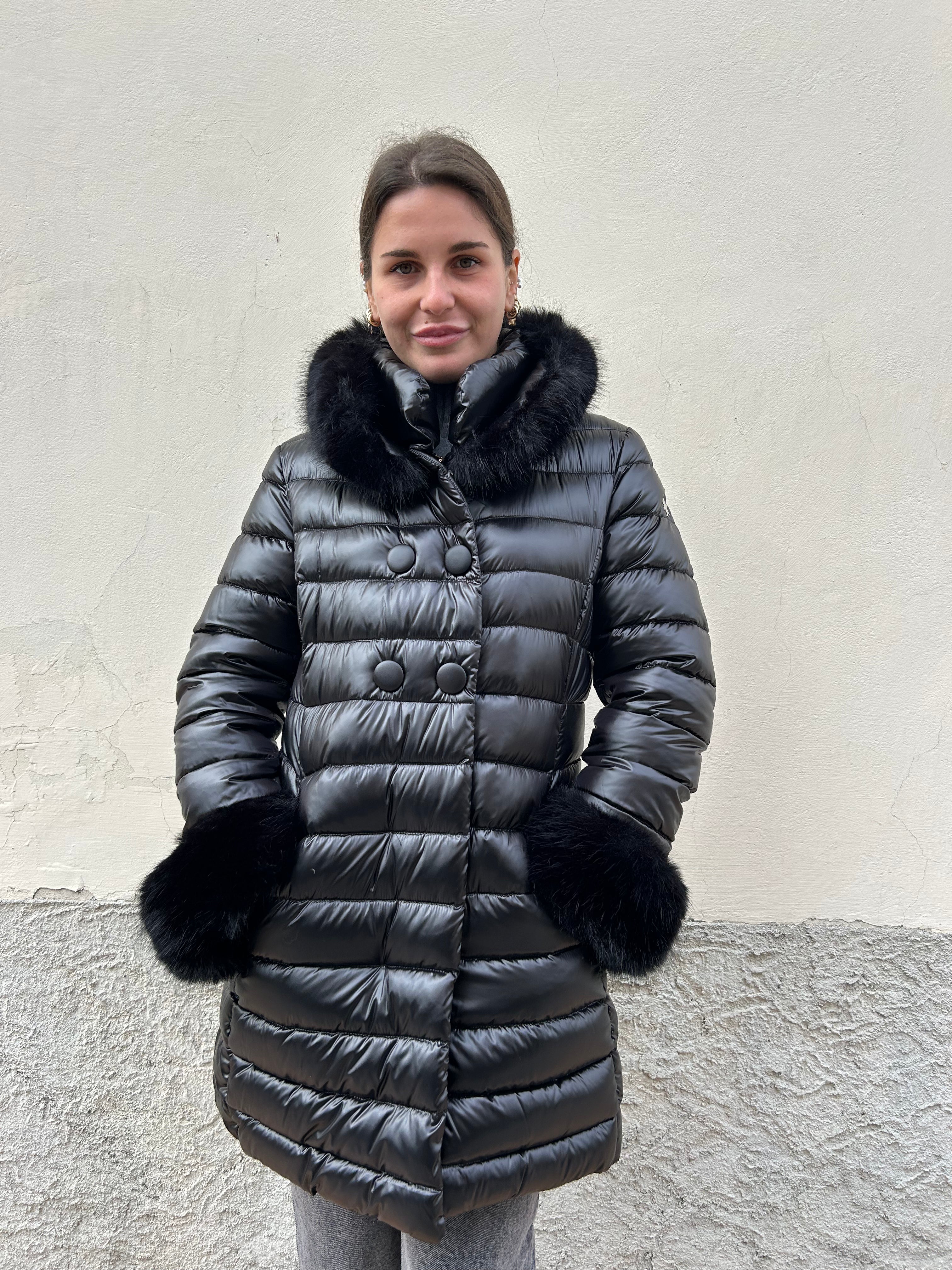 Piumino doppiopetto vera piuma