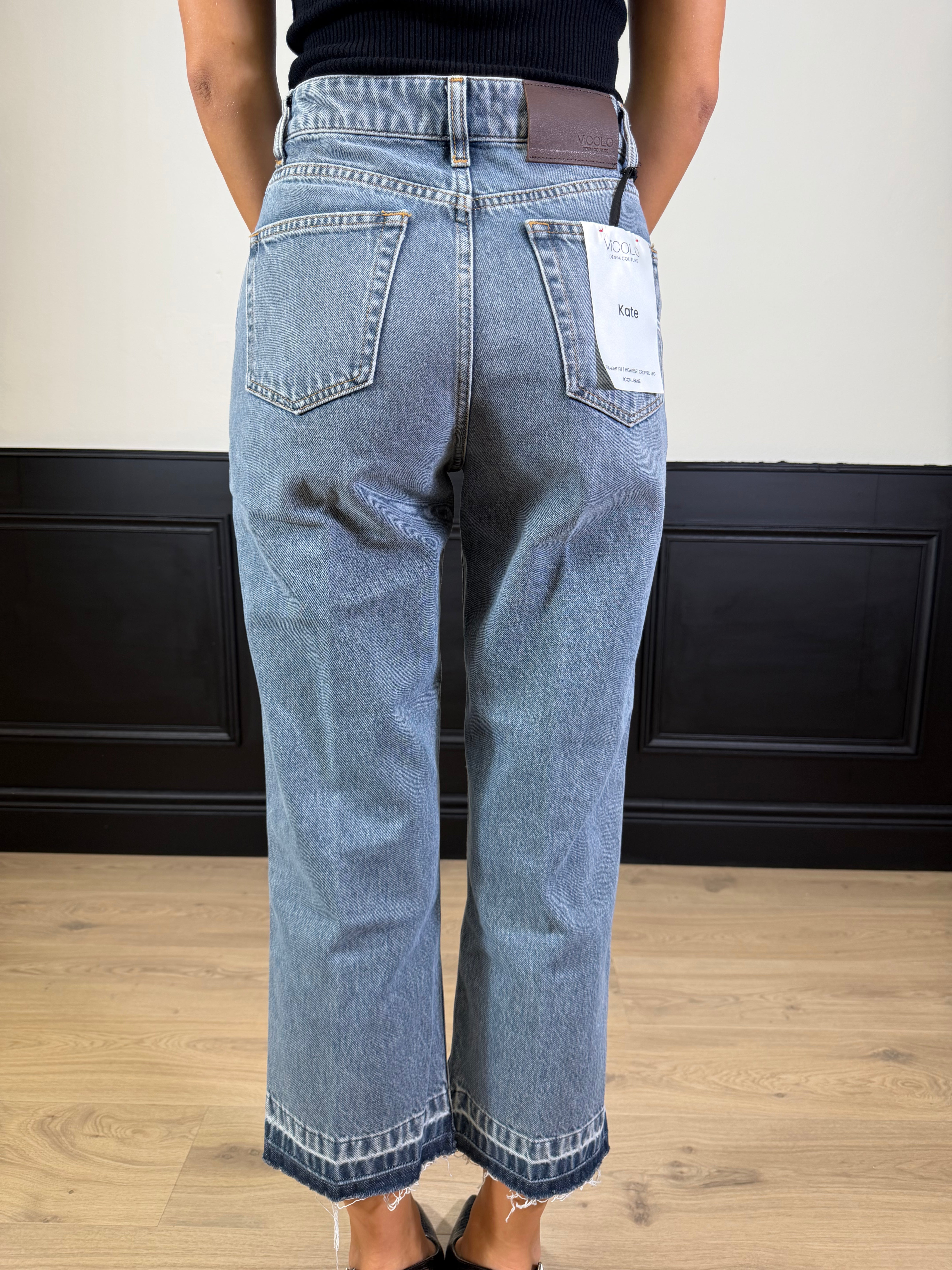 Jeans Kate con fondo scucito