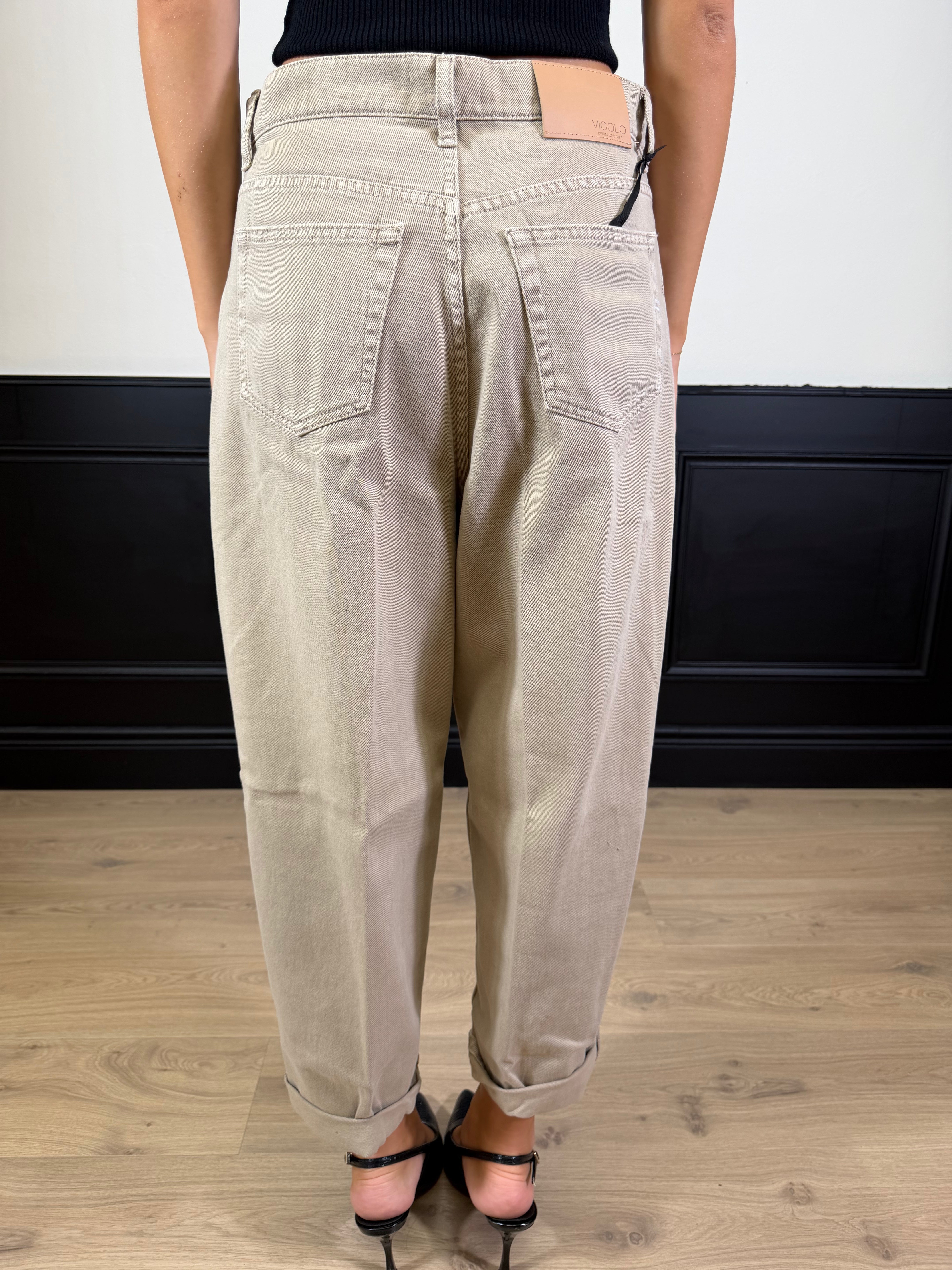 Jeans Laila taupe
