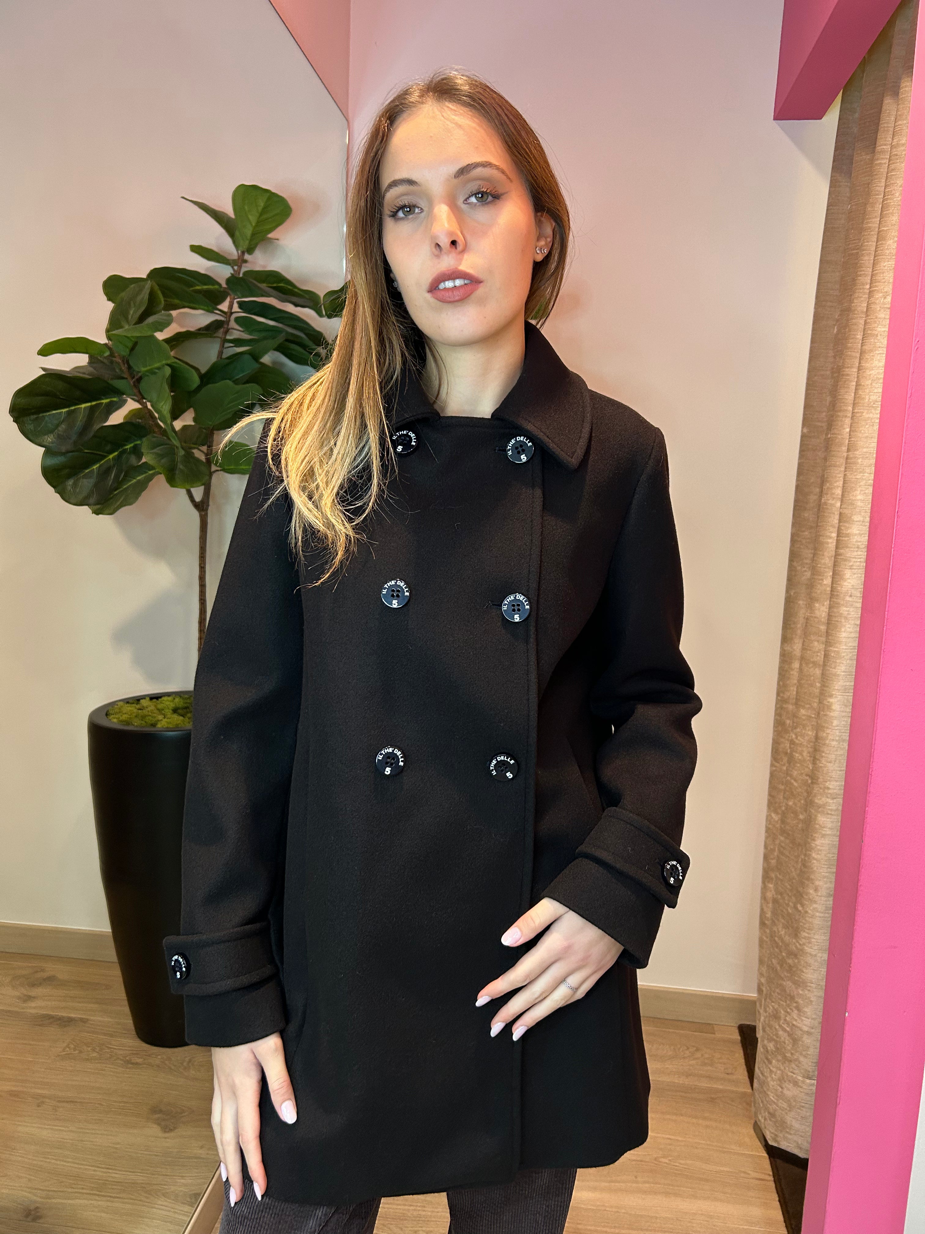 Cappotto caban doppiopetto