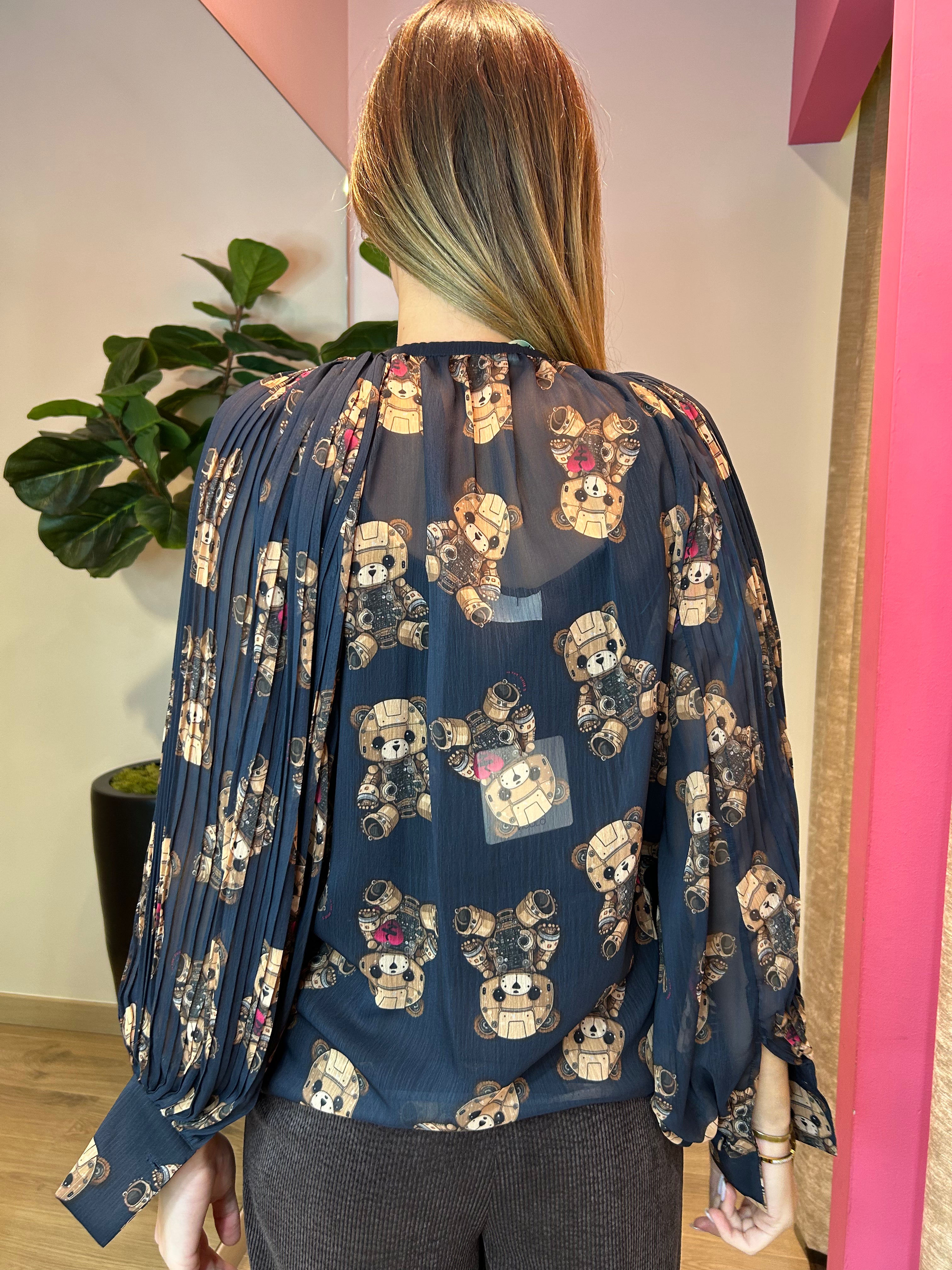 Camicia Livia stampa orsetto