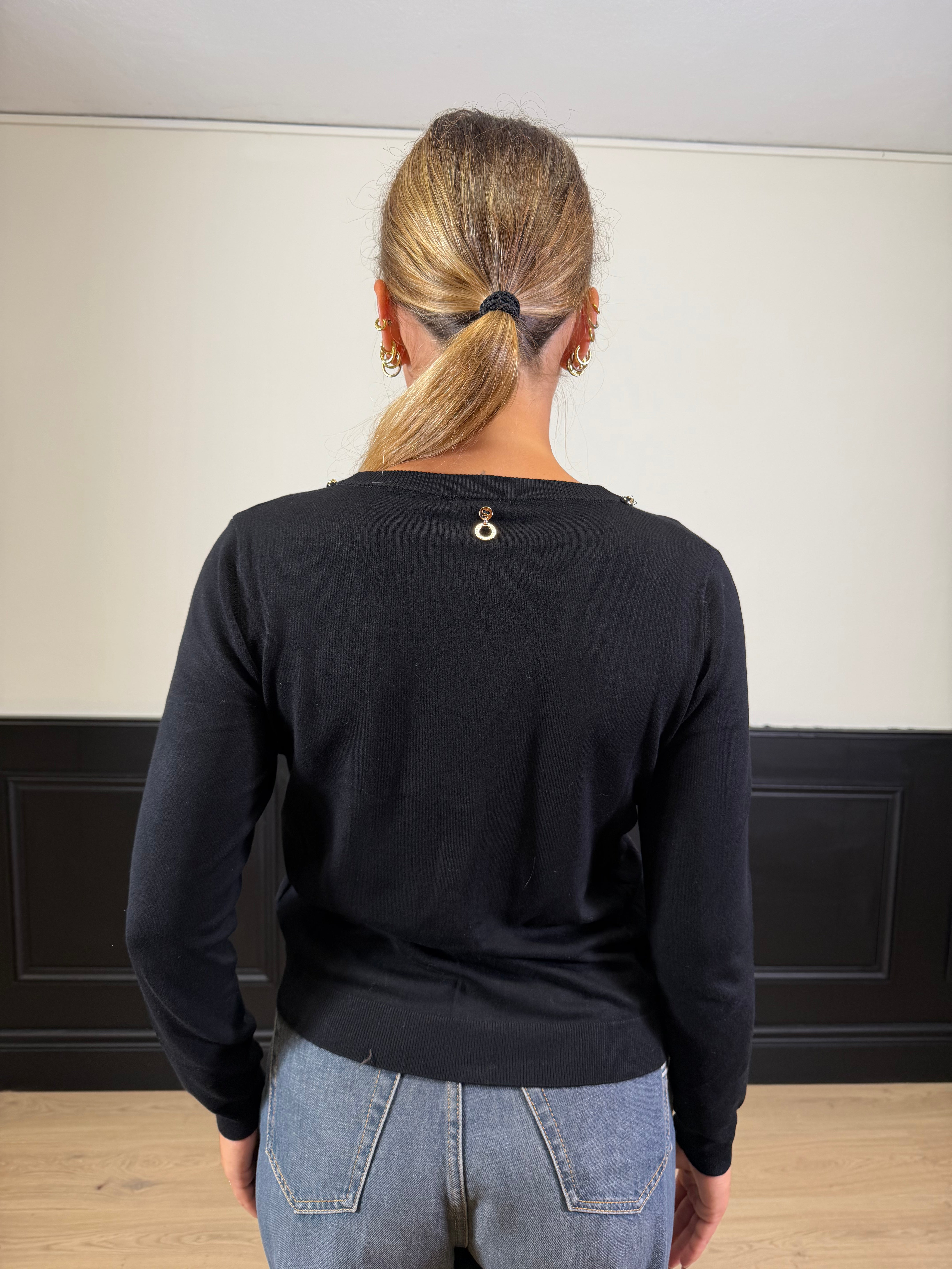 Cardigan Chainsy con profili di catena