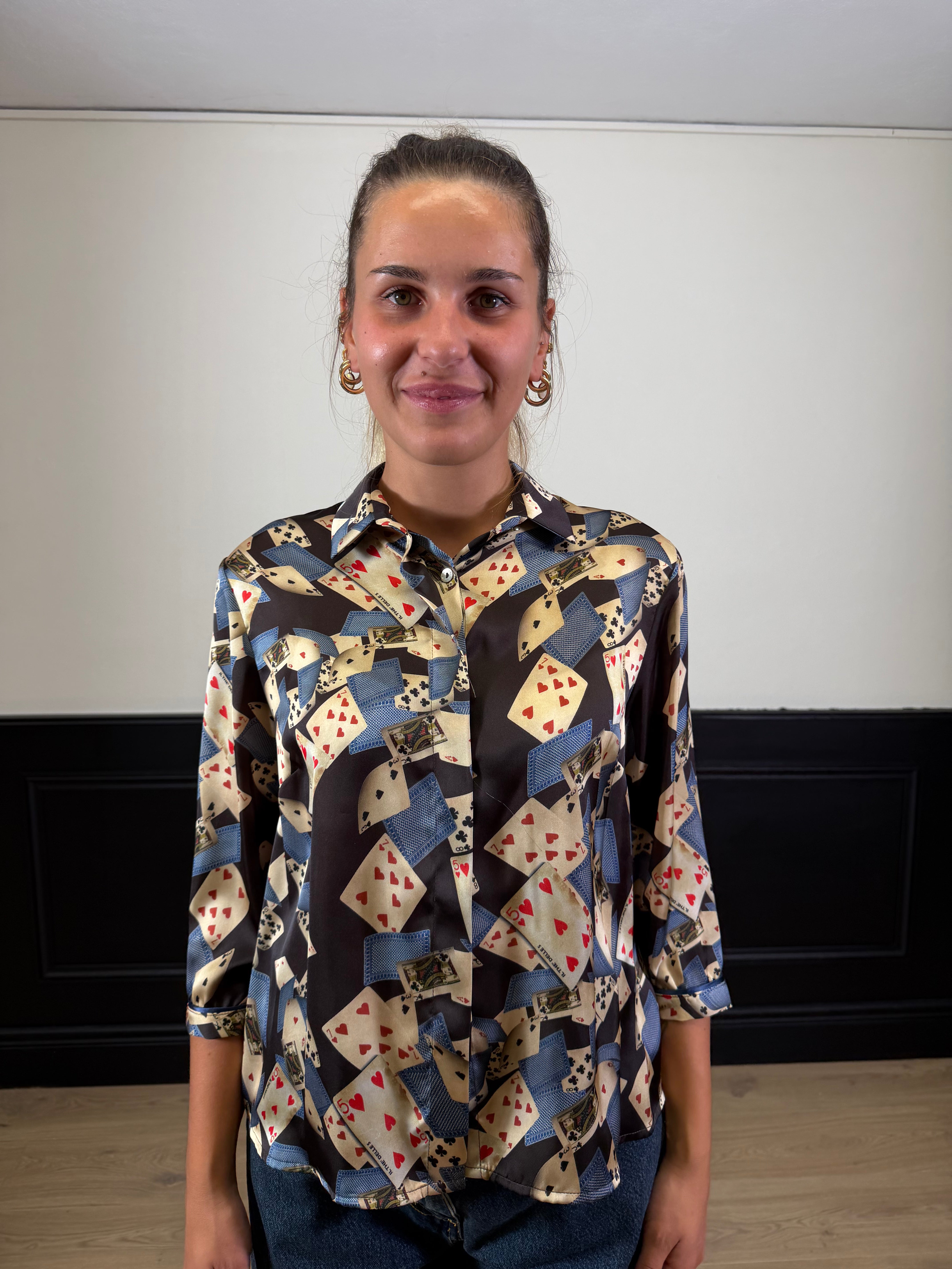 Camicia spoon fantasia burraco