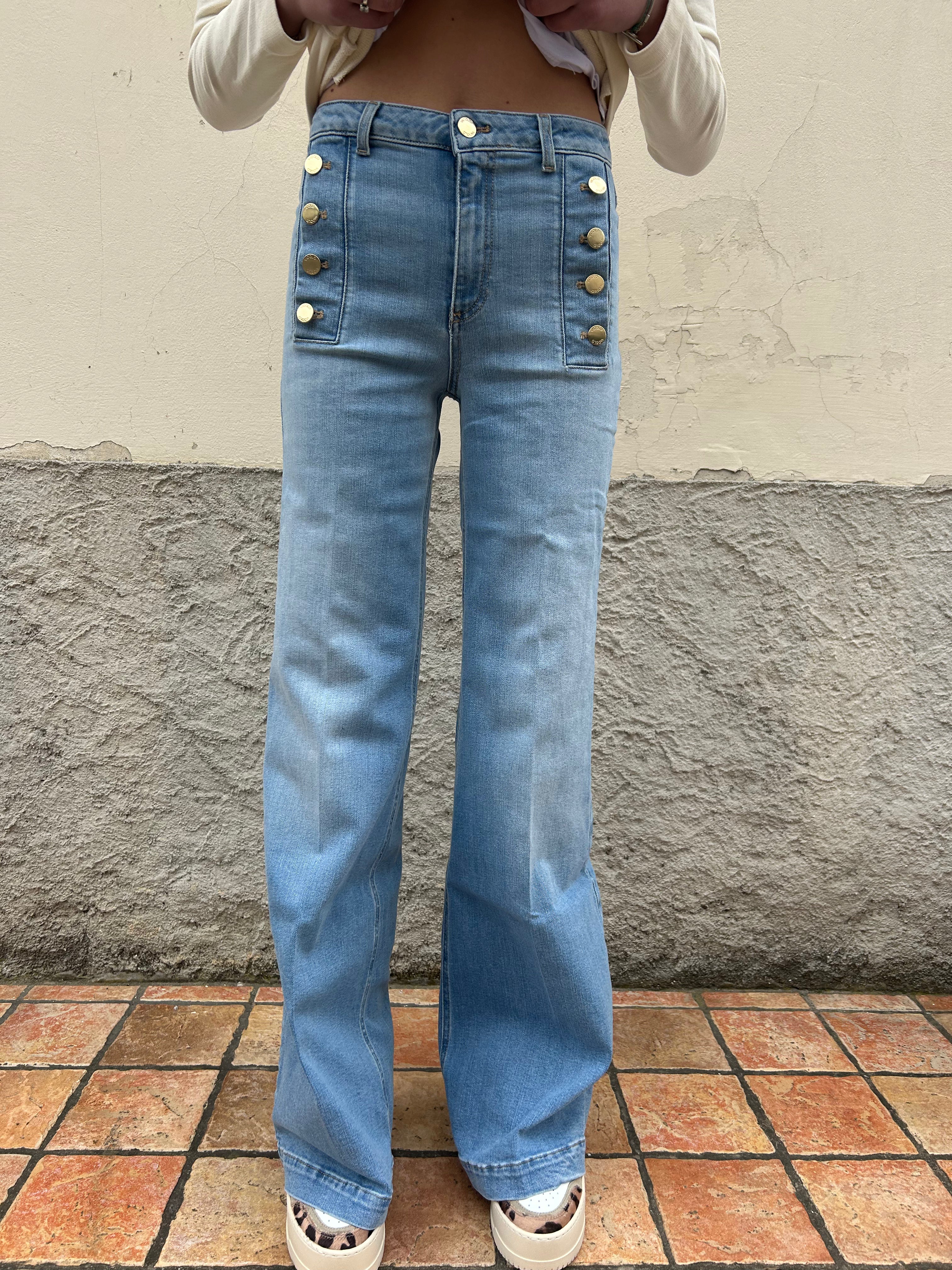 Jeans Giudith modello palazzo