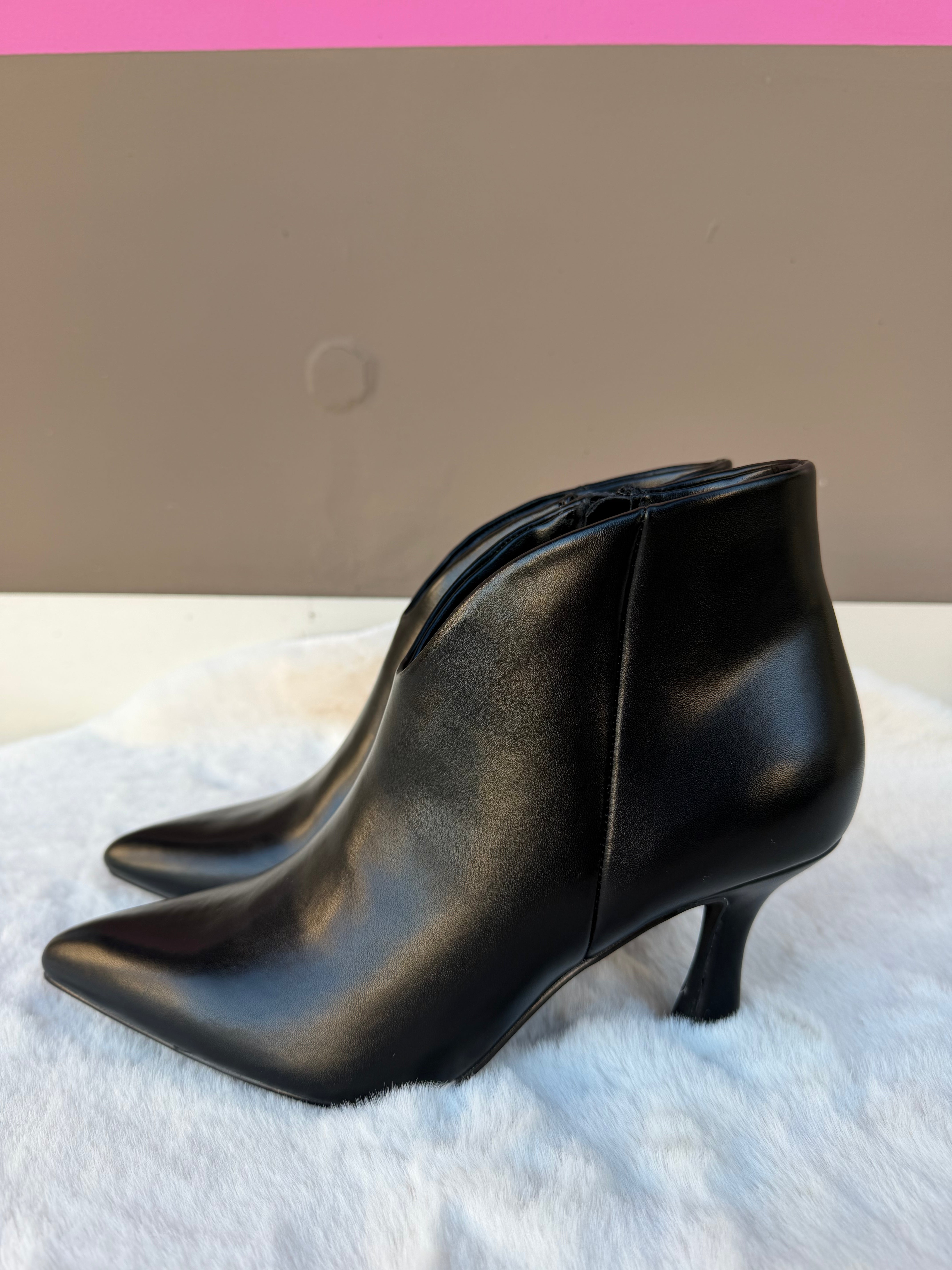 Tronchetto in ecopelle nero