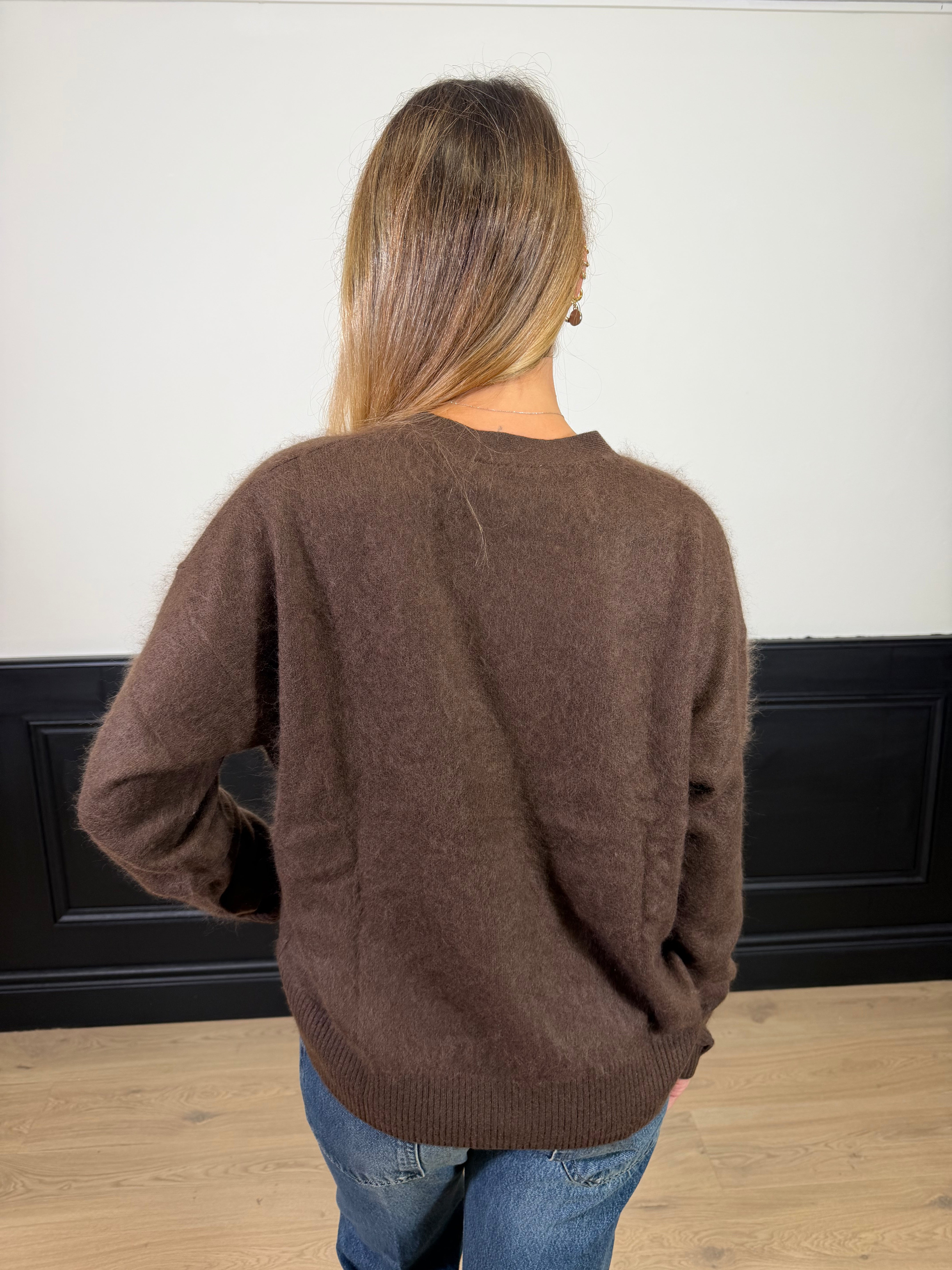 Cardigan in lana/cashmere