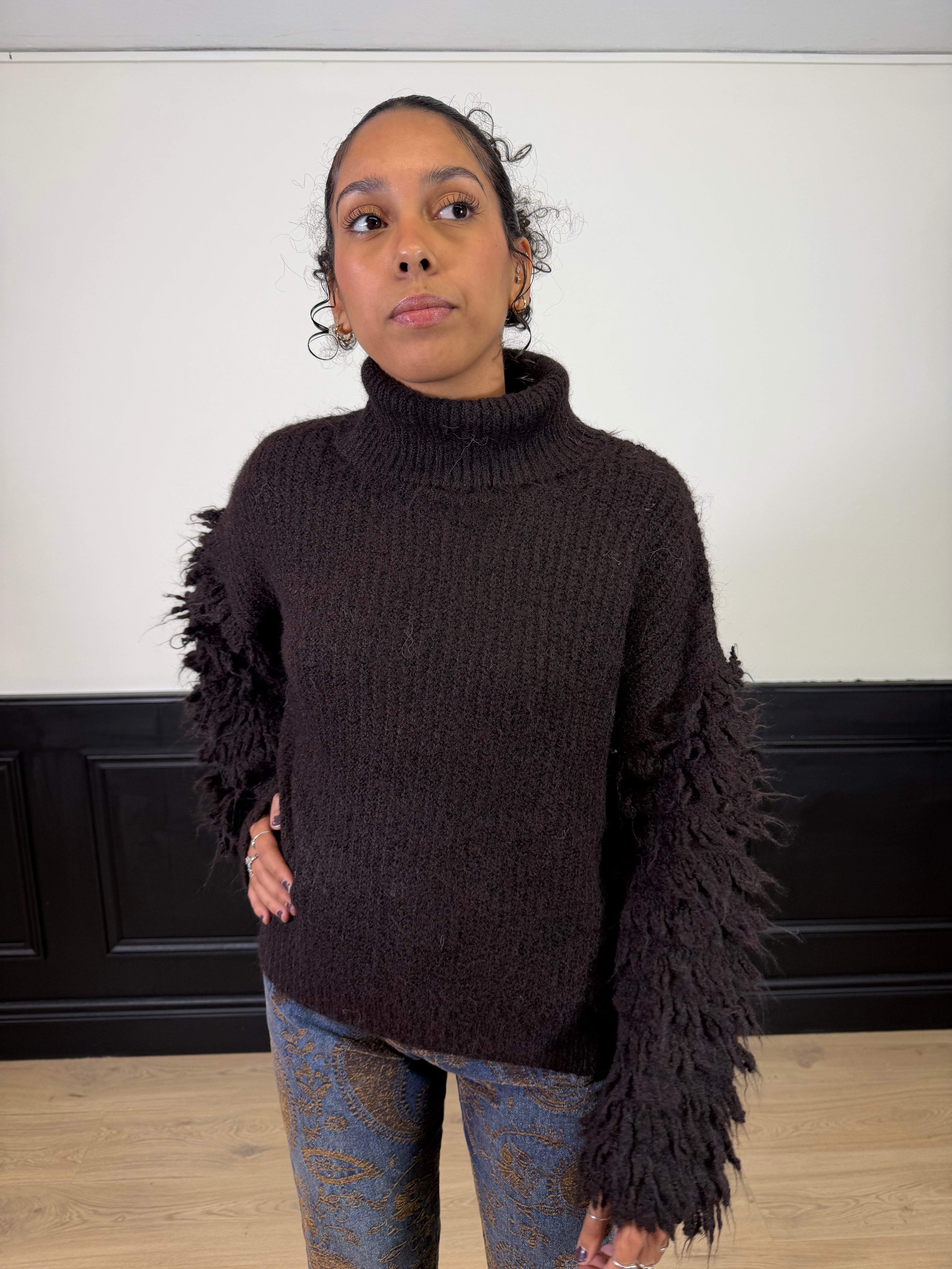 Maglione con maniche ampie