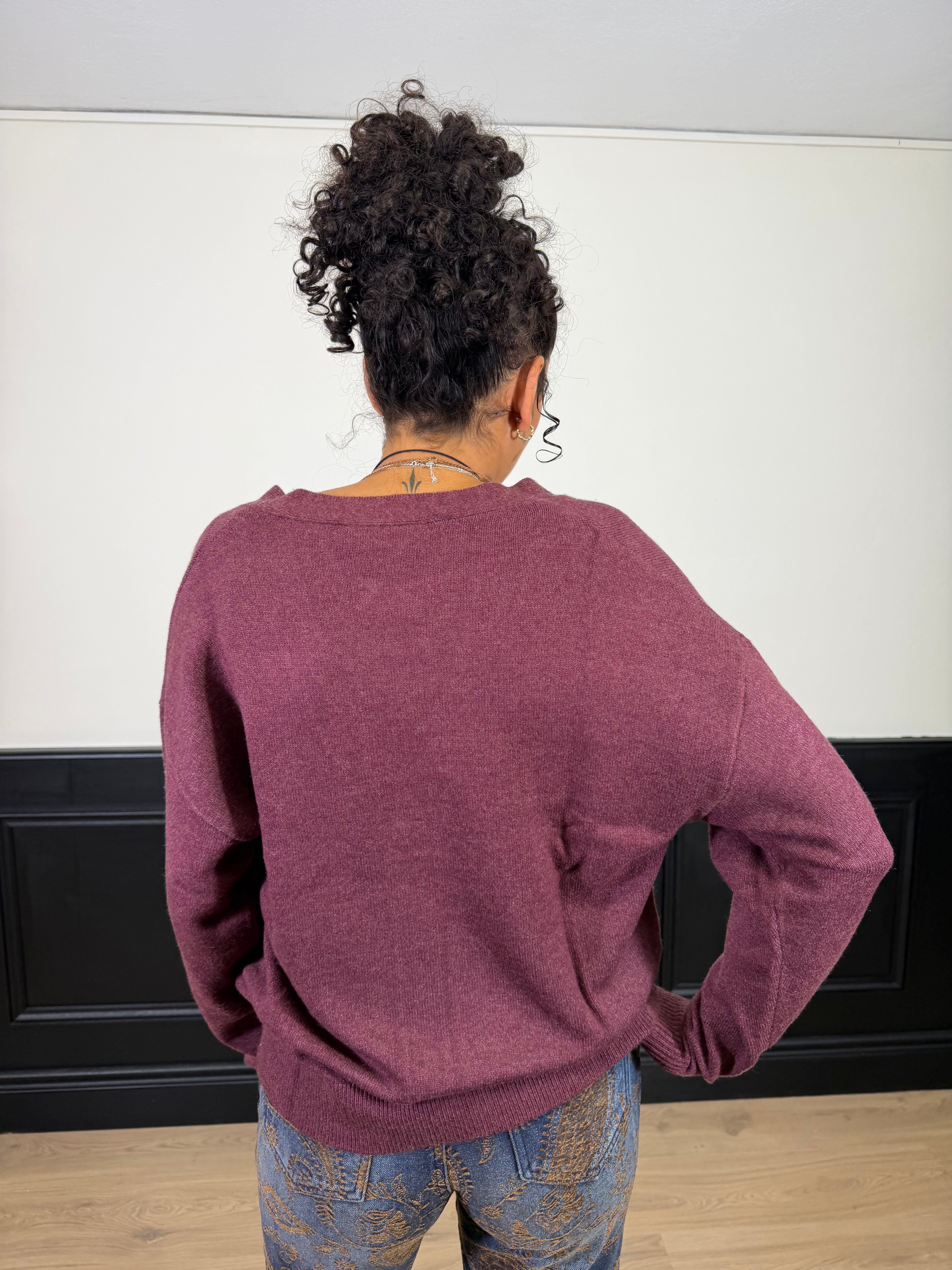 Cardigan a scatoletta