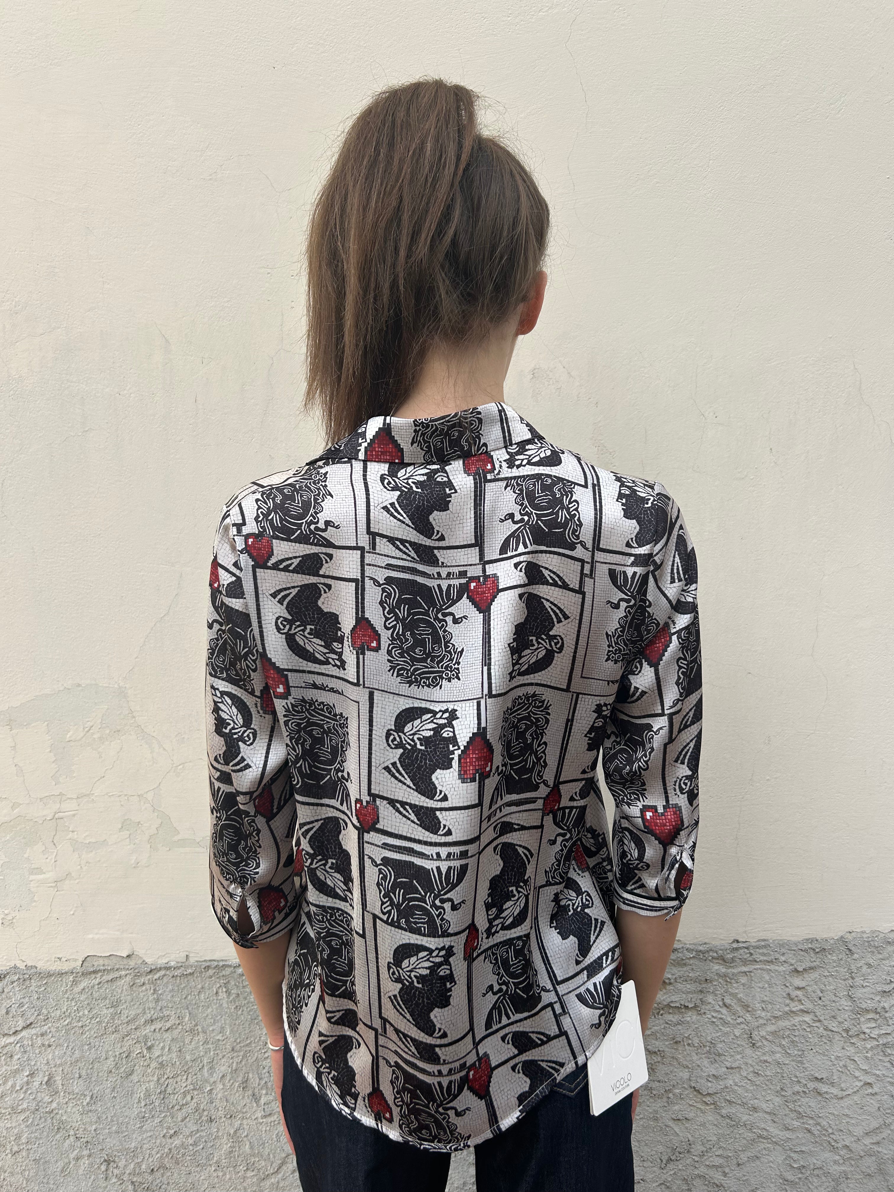 Camicia spoon fantasia mosaico