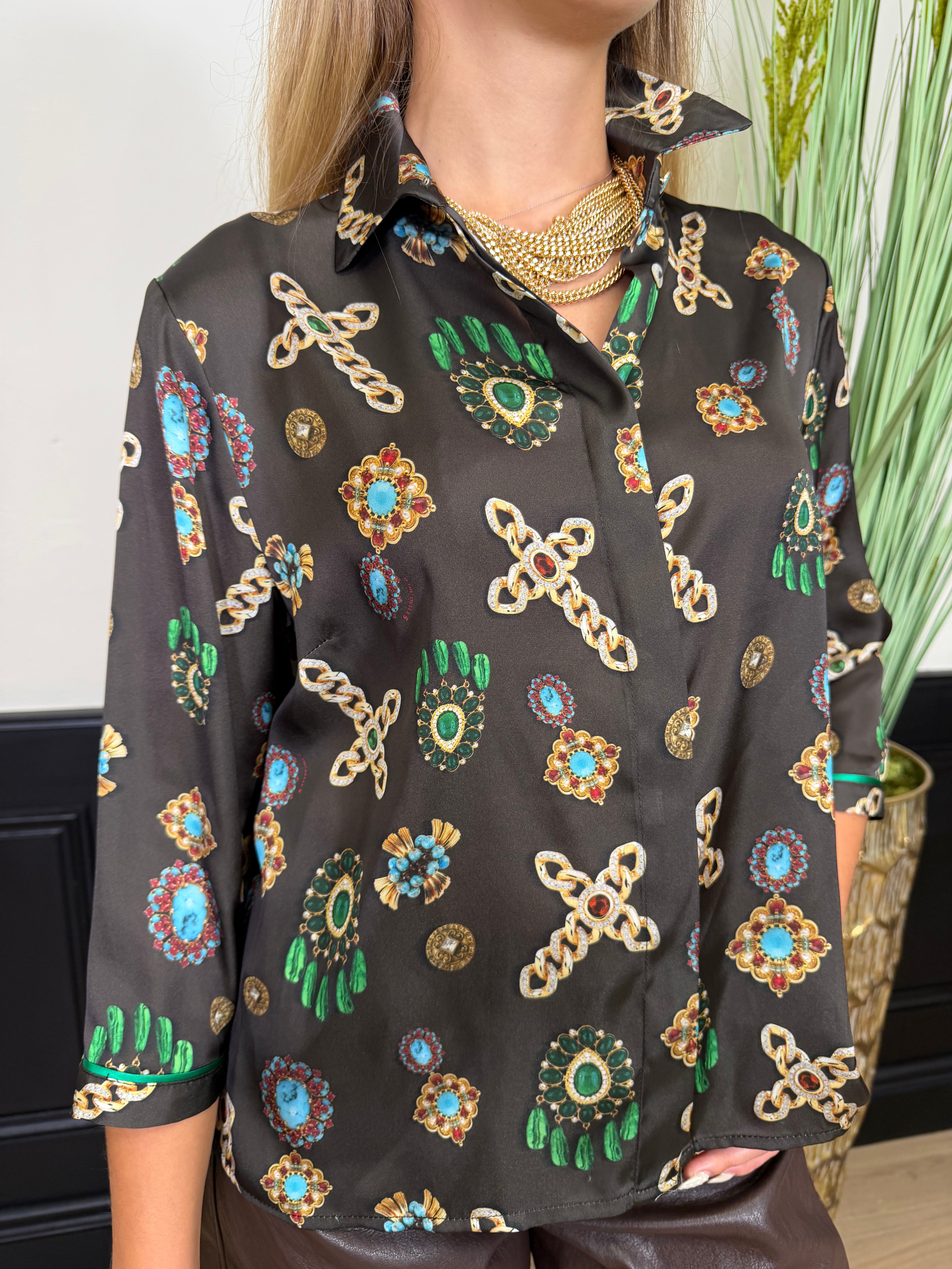 Camicia spoon fantasia gioielli