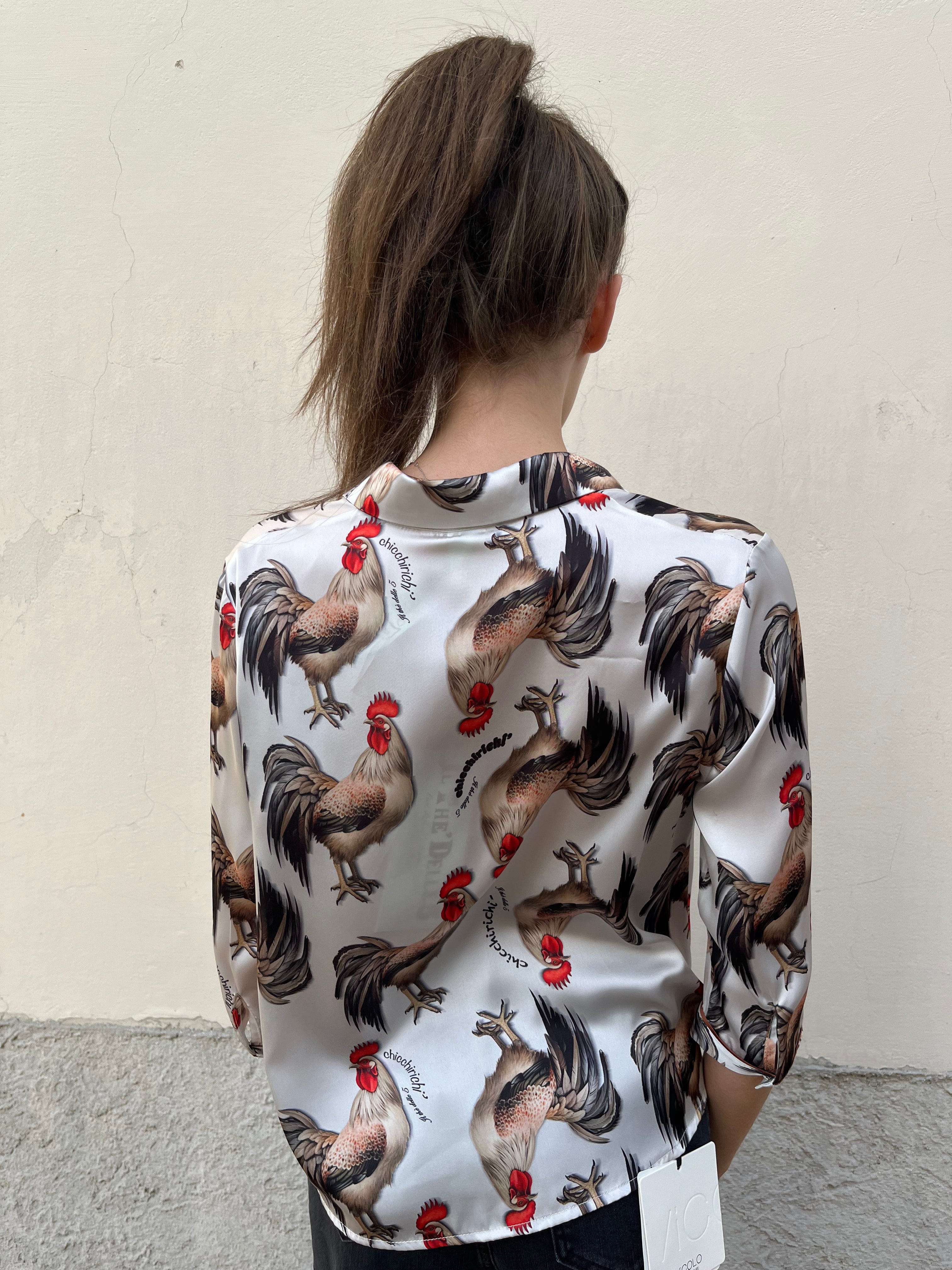 Camicia spoon fantasia Gallo