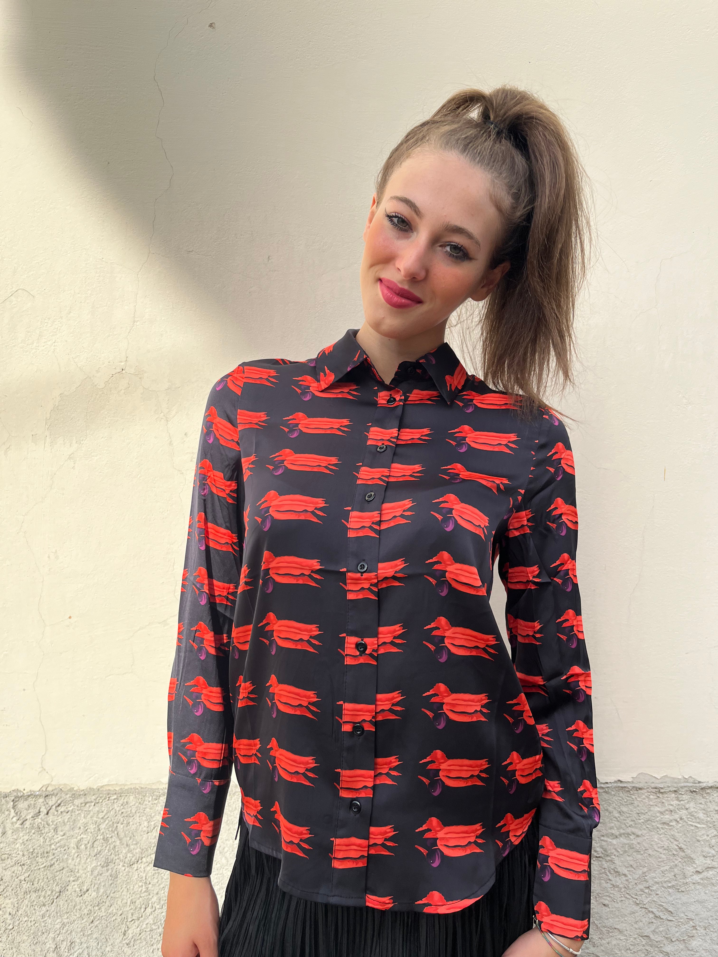 Camicia fantasia geometrica