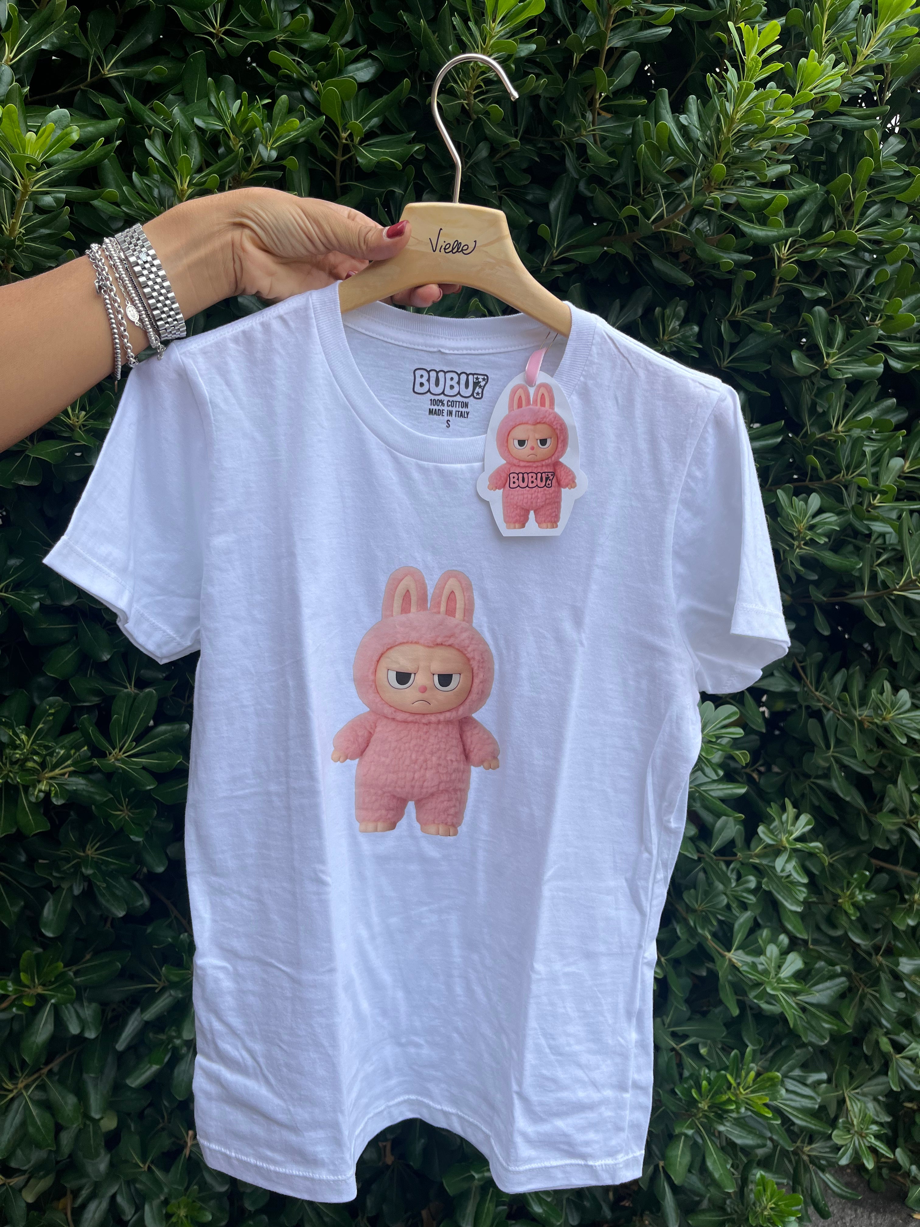 T-shirt labubu rosa