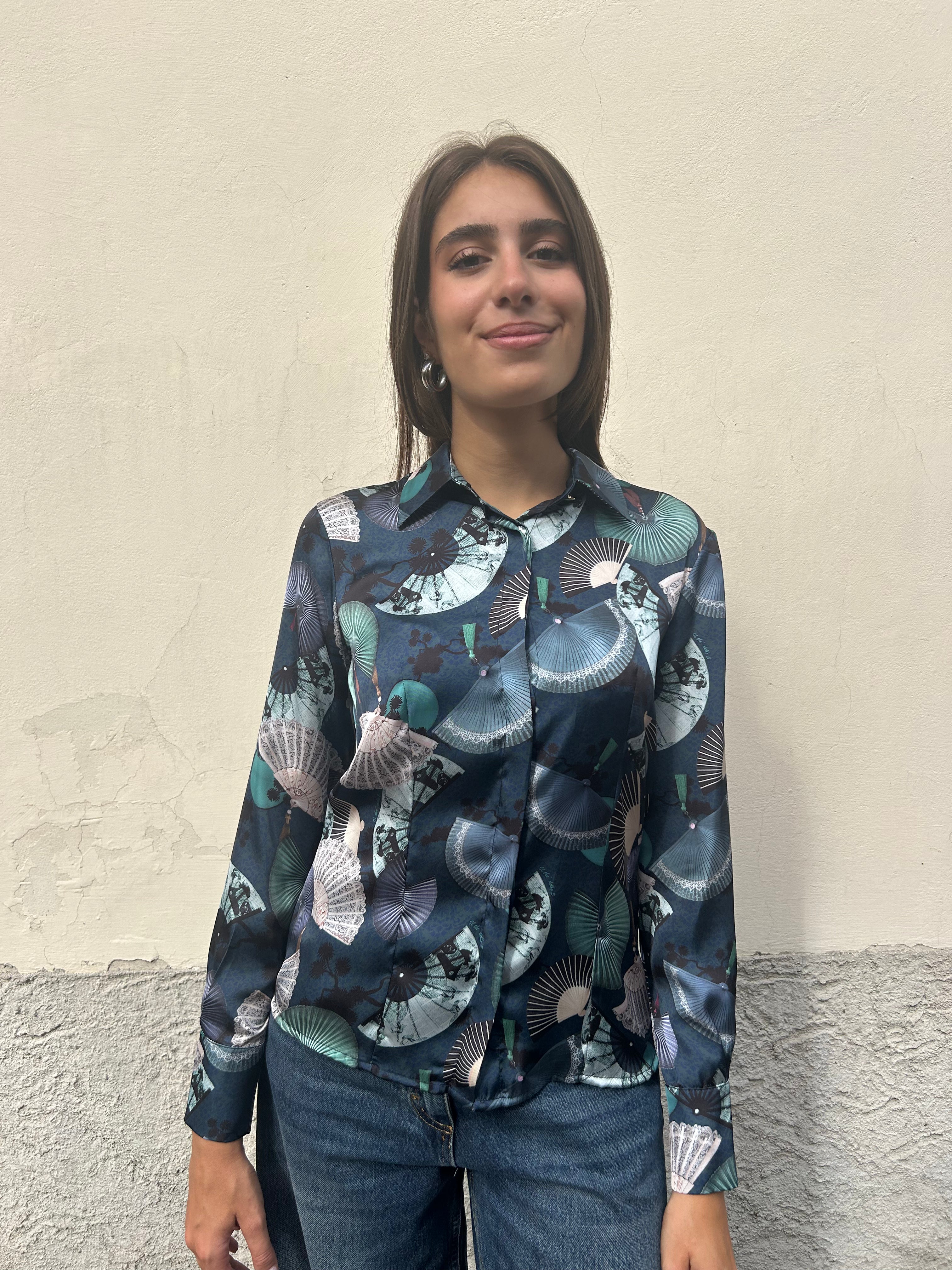 Camicia Kylie fantasia ventagli