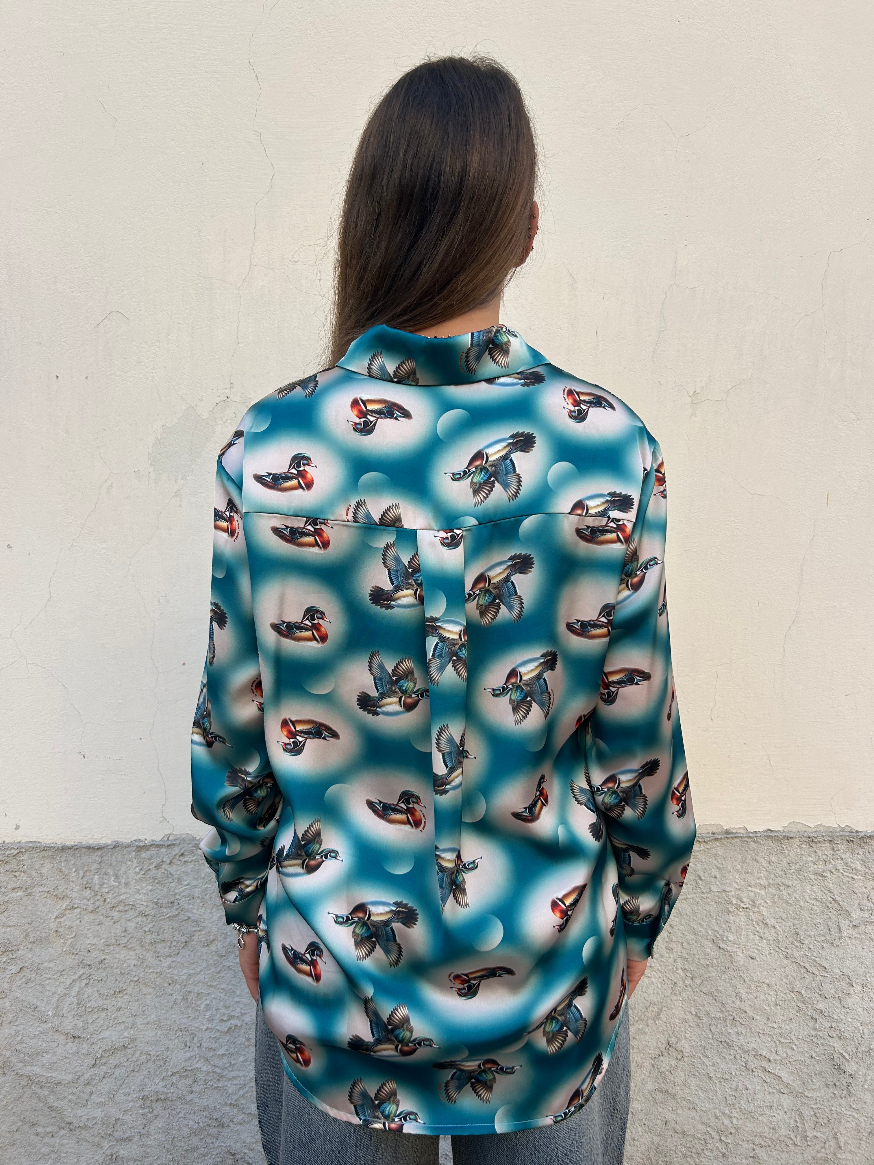Camicia Pacha fantasia anatre