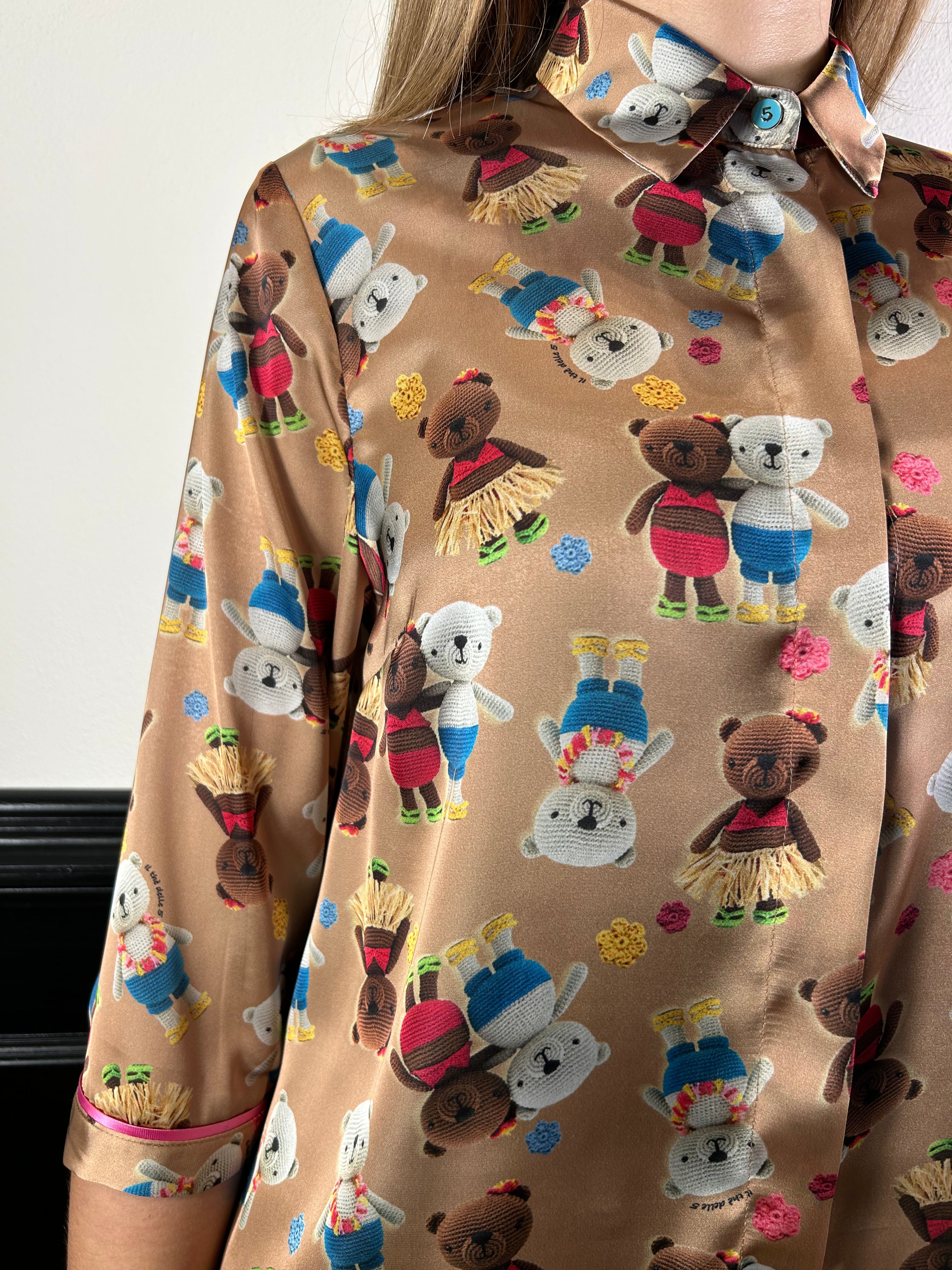 Camicia spoon fantasia orsetti crochet