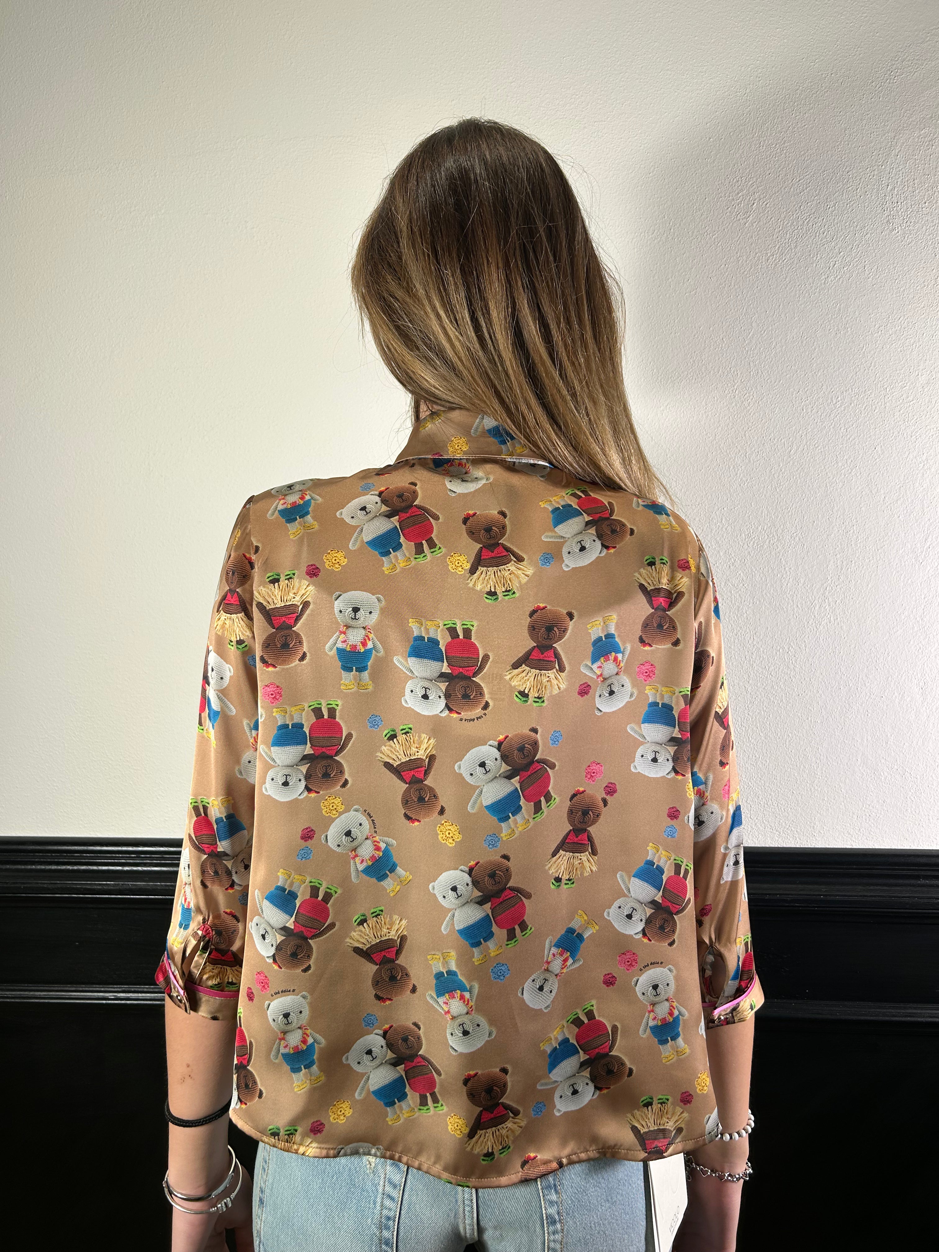 Camicia spoon fantasia orsetti crochet