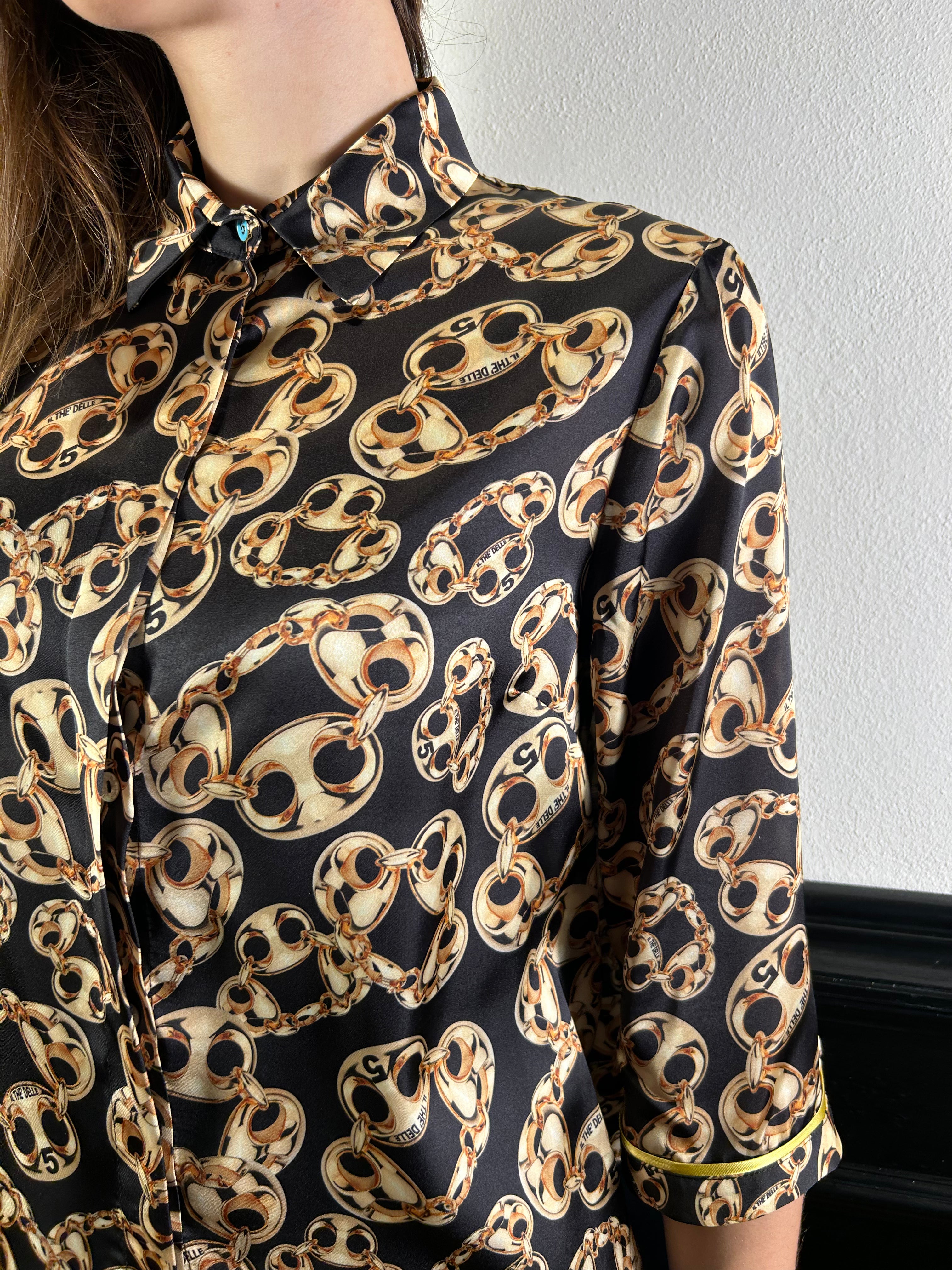 Camicia spoon fantasia catene