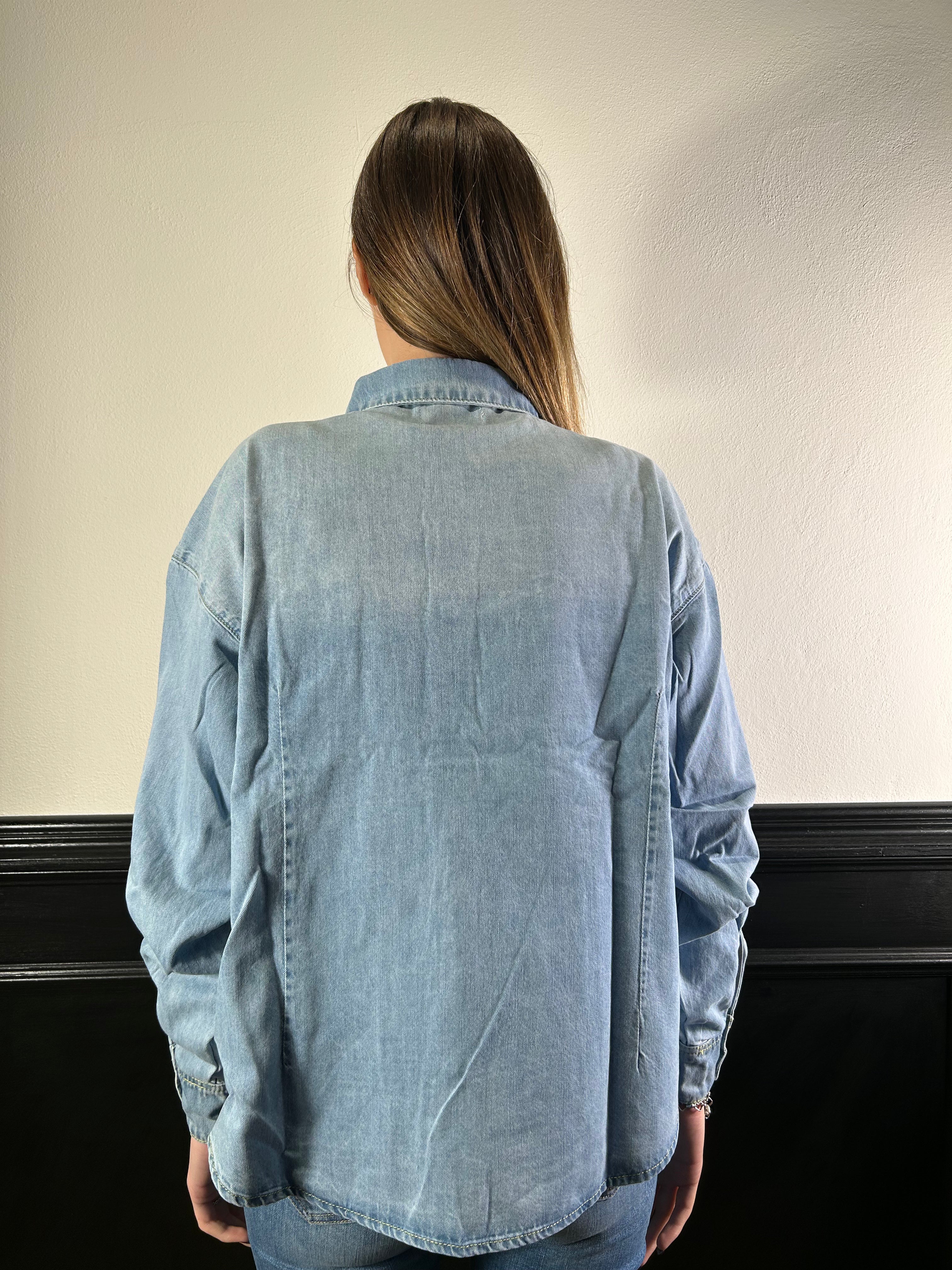 Camicia Melina oversize in denim