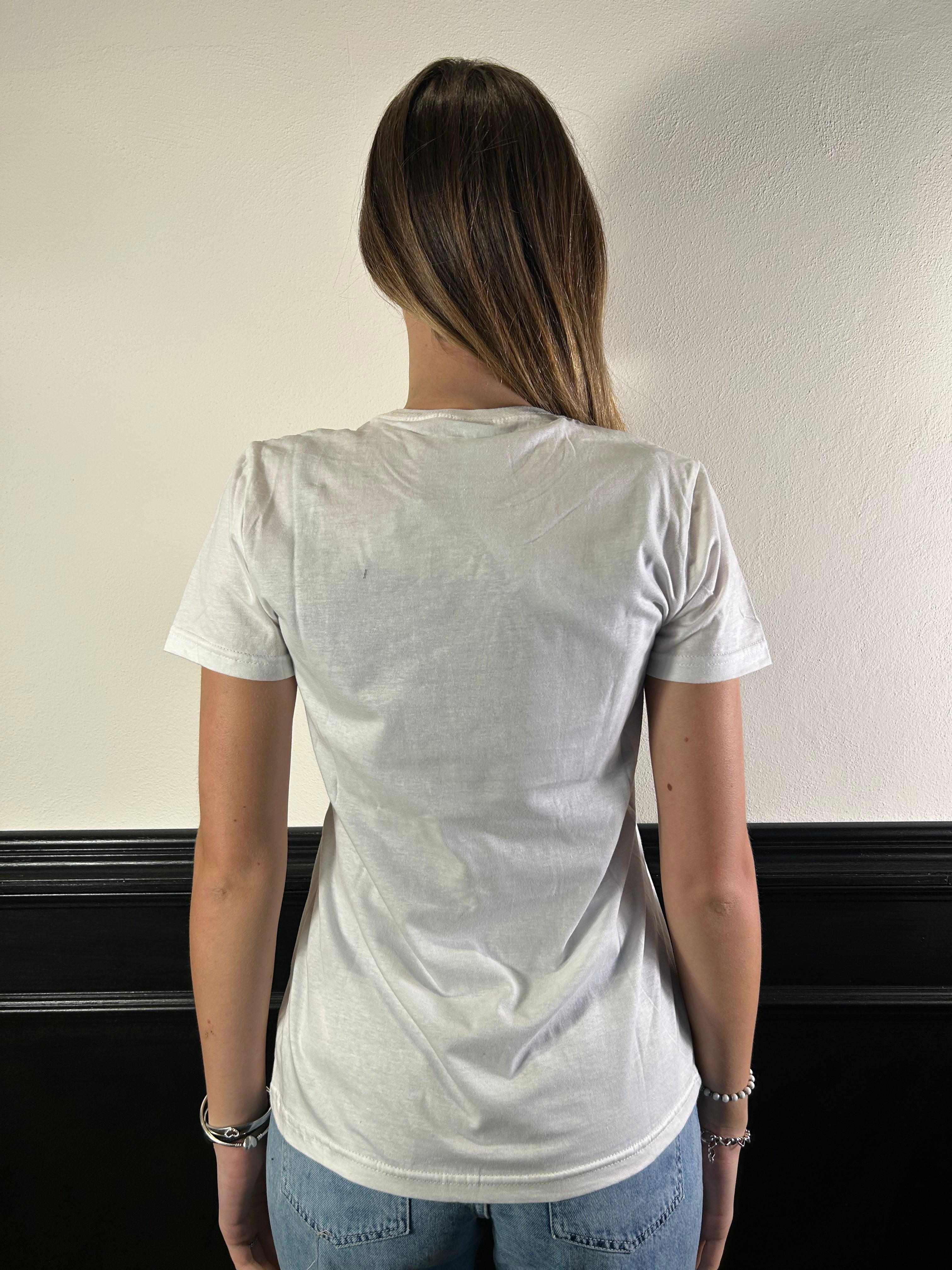 T-shirt stampa cuore