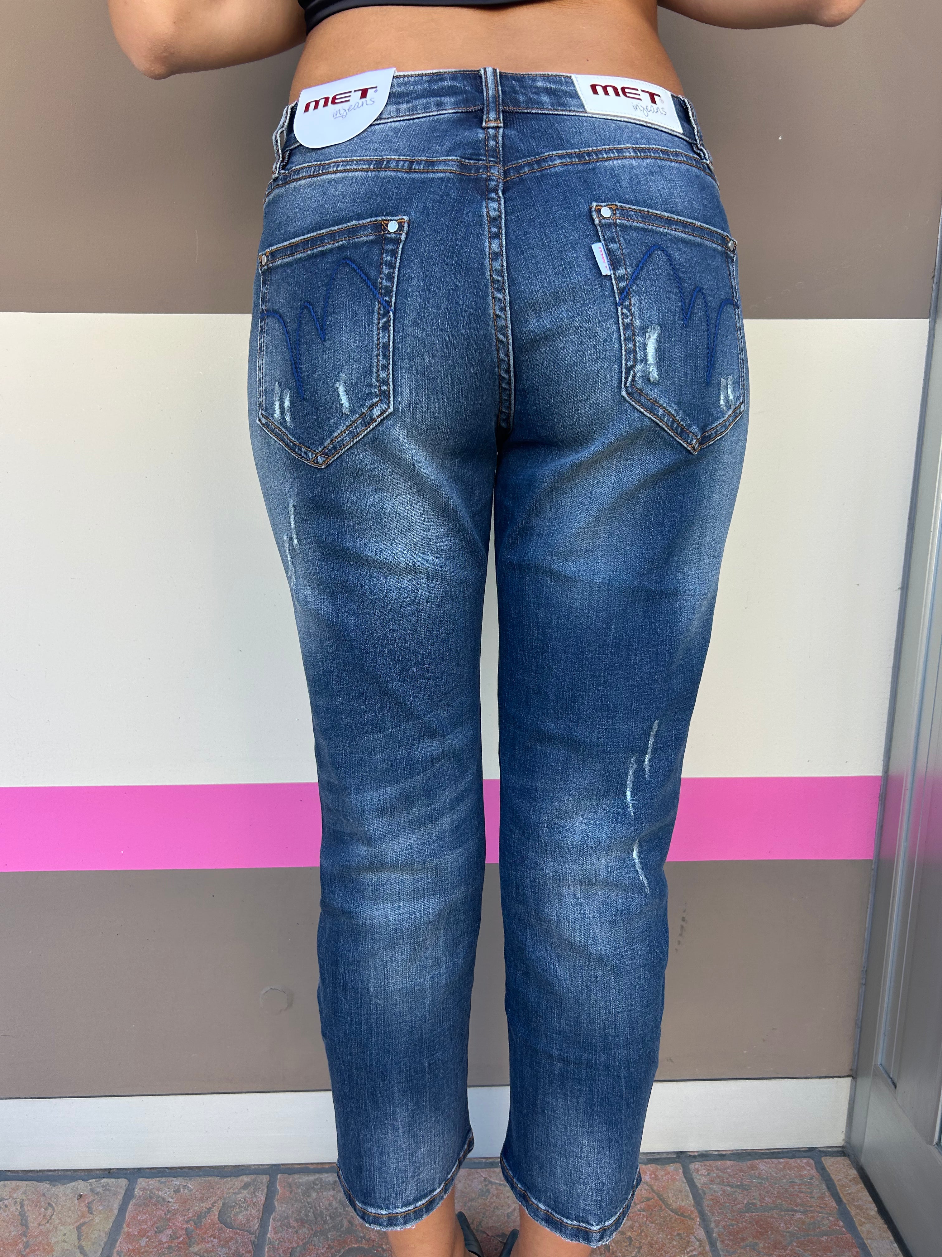 Jeans Renza straight crop