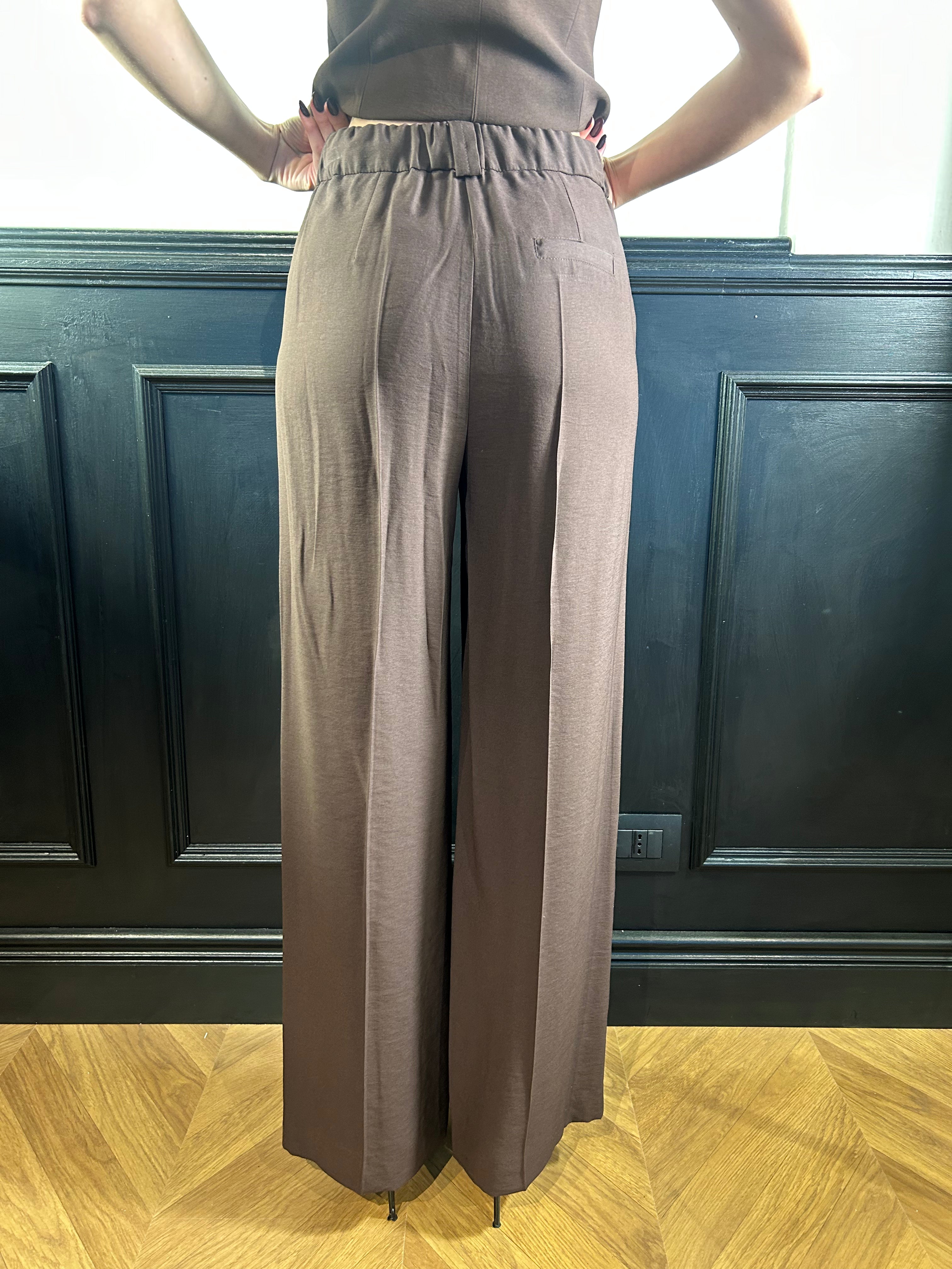 Completo gilet e pantalone marrone