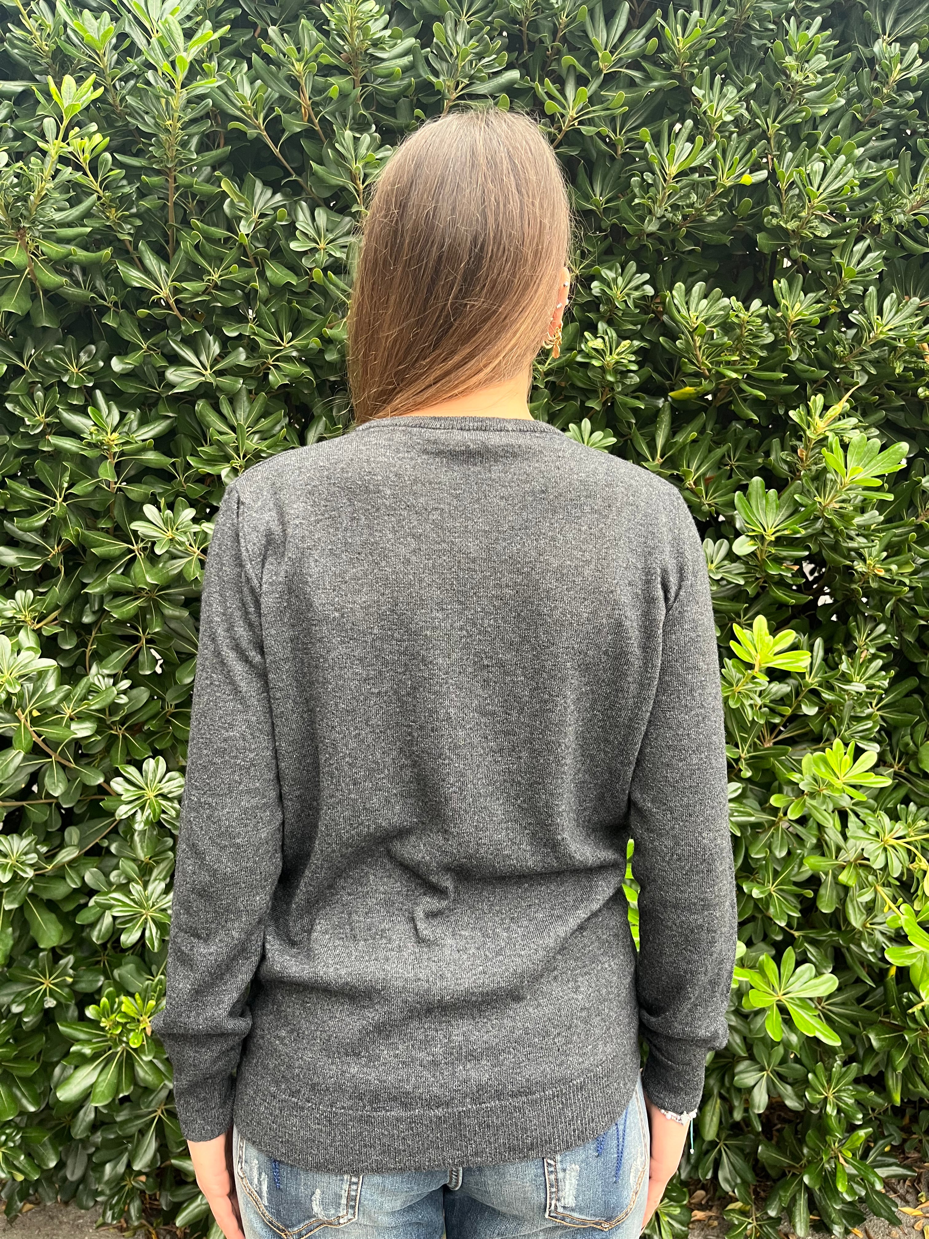 Pull girocollo misto lana