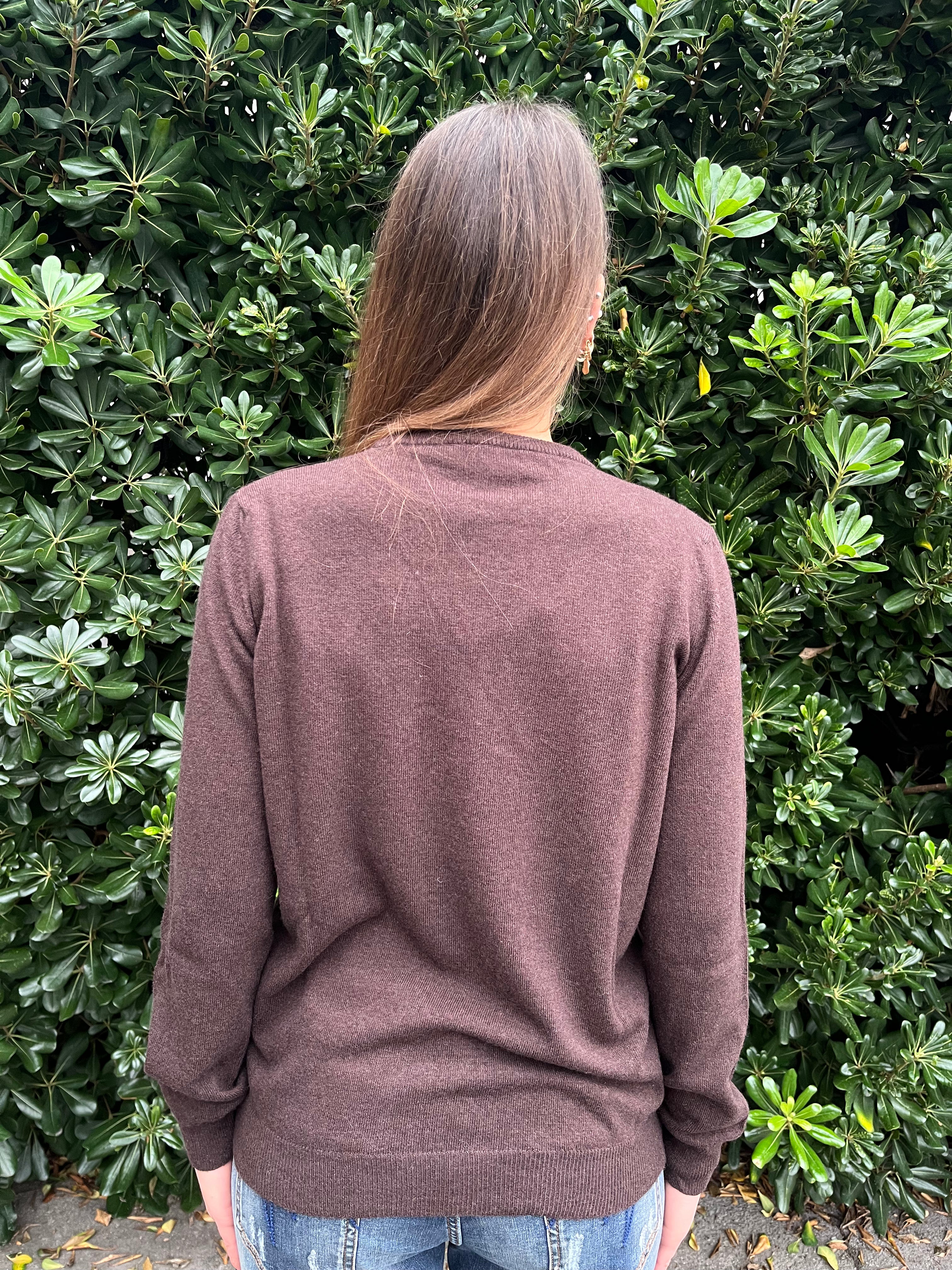 Pull girocollo misto lana