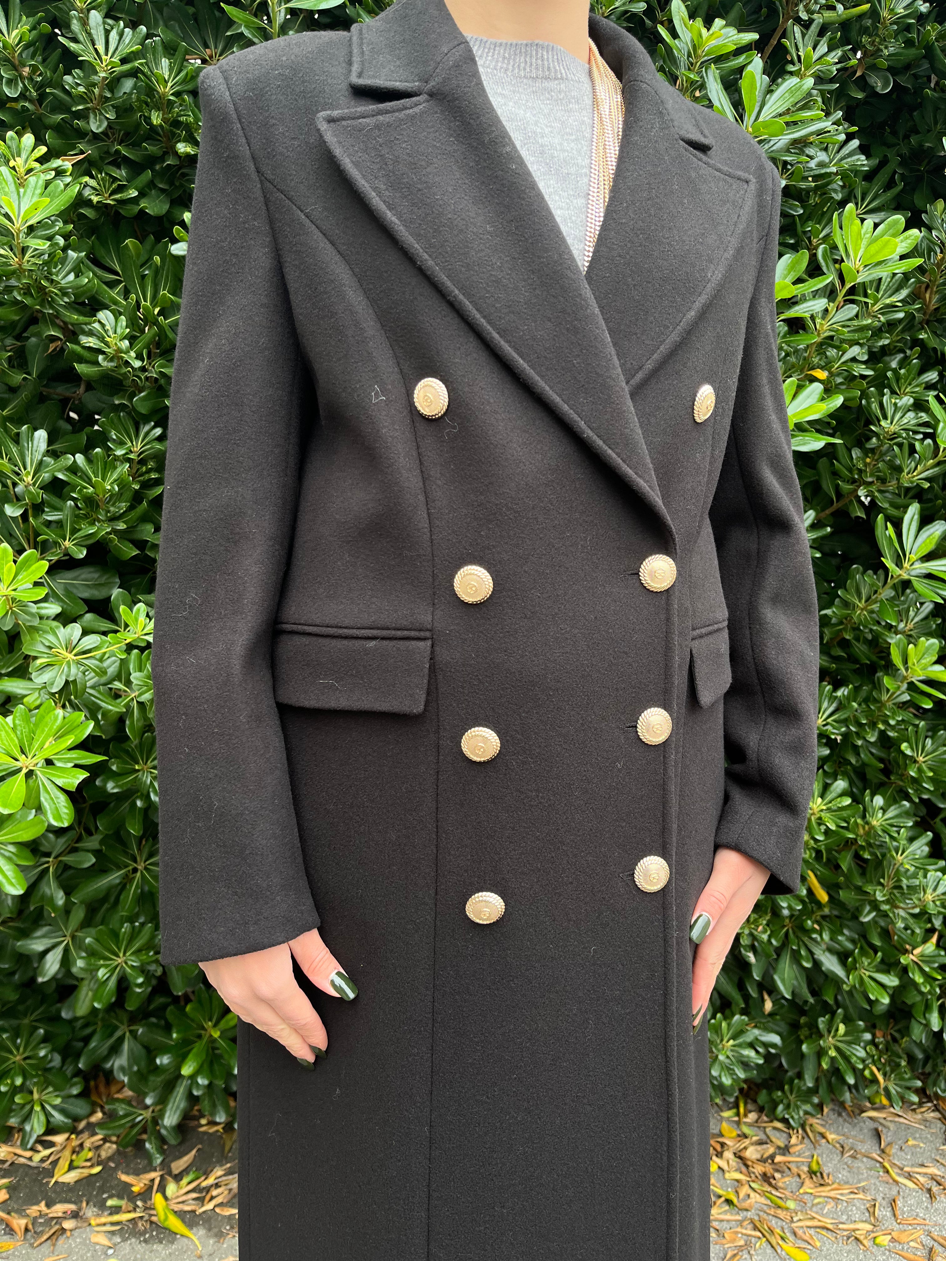 Cappotto Teres lungo doppiopetto