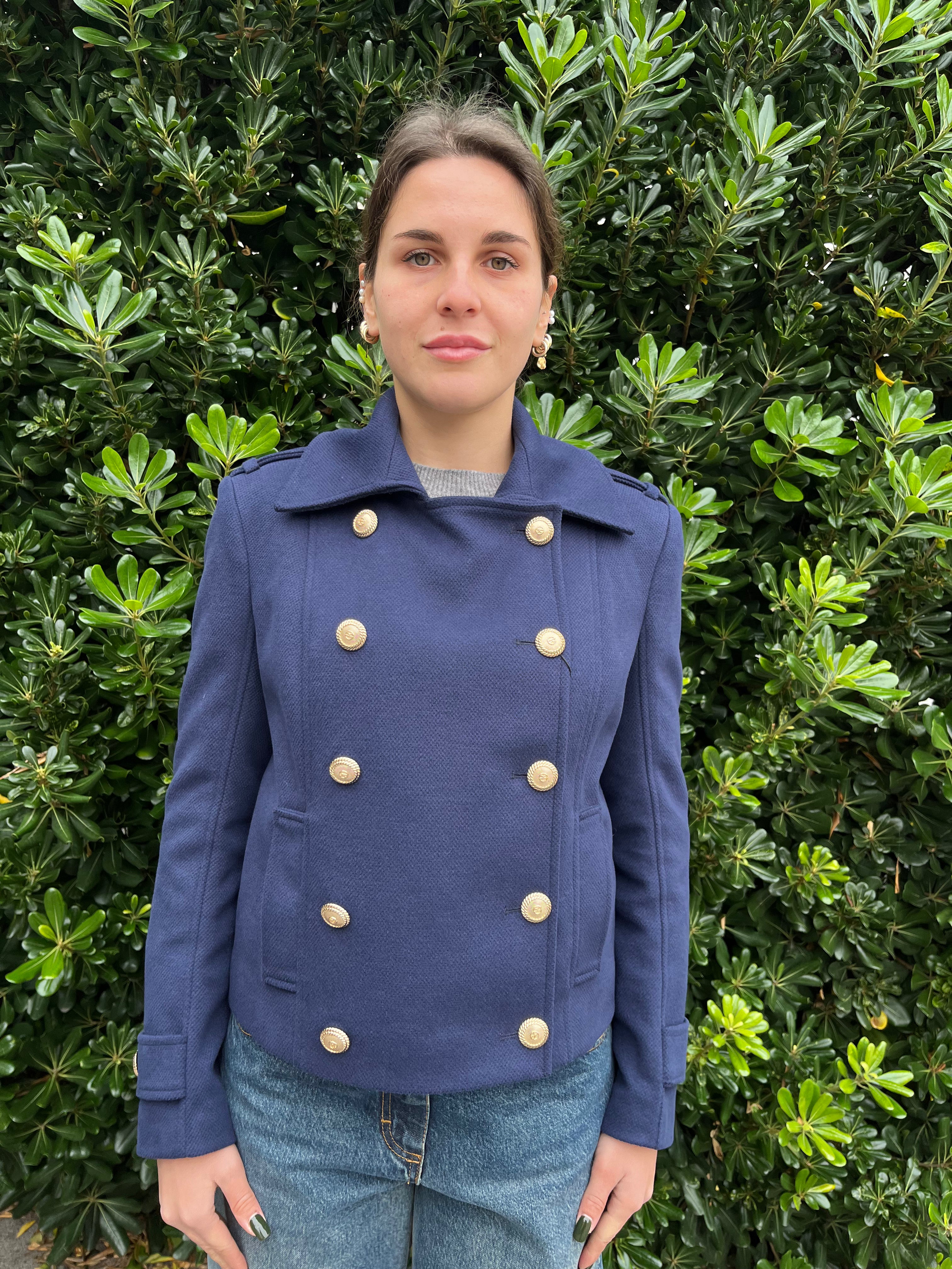 Cappotto caban Mavil doppiopetto