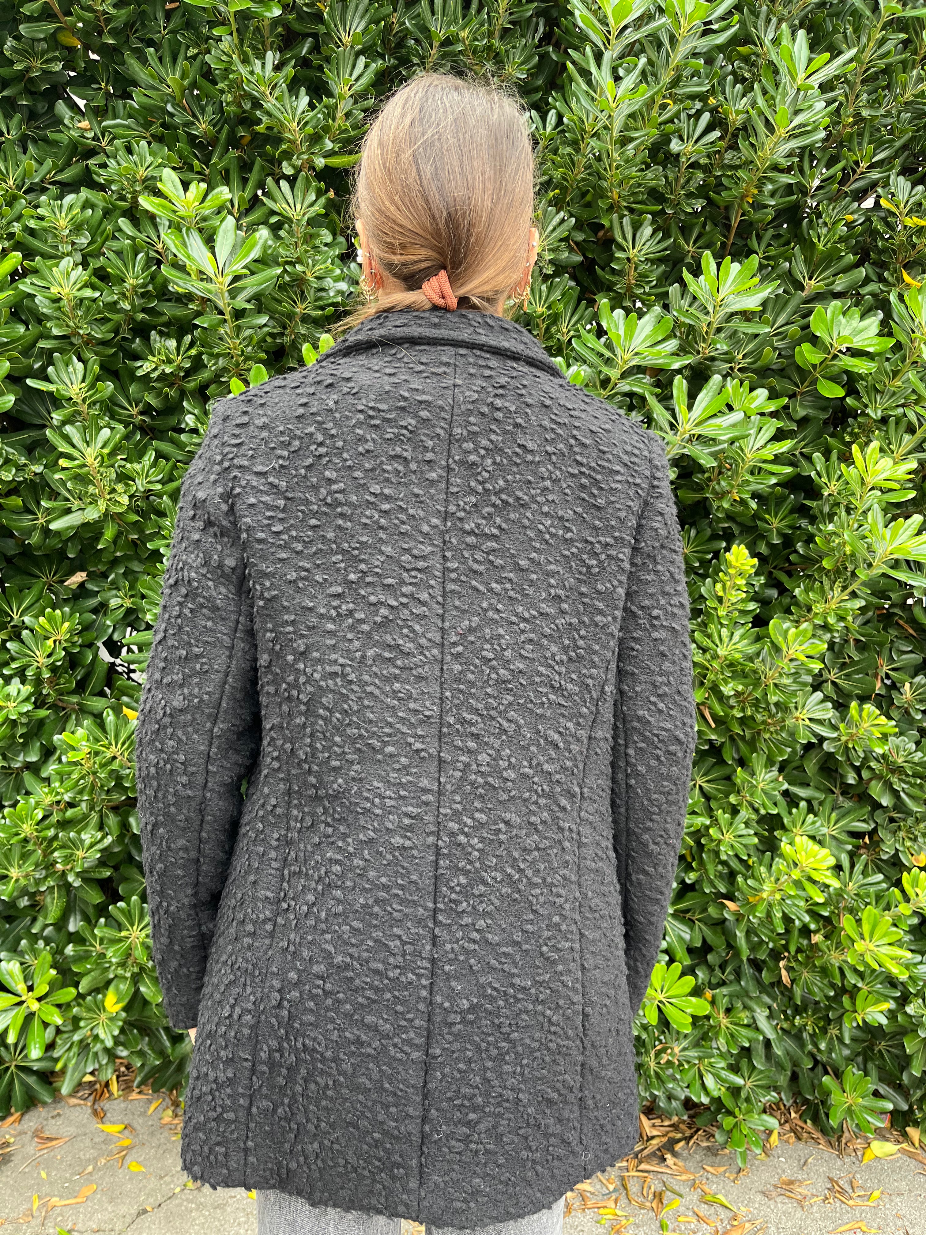 Cappotto bouclé doppiopetto