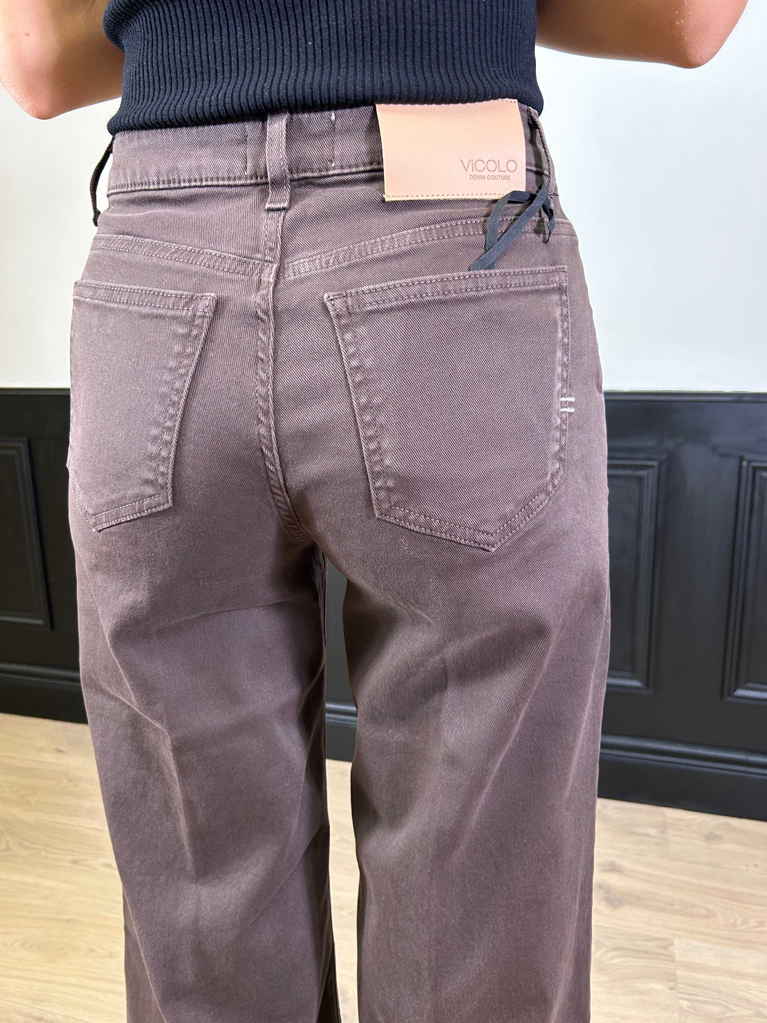 Jeans Elena marrone
