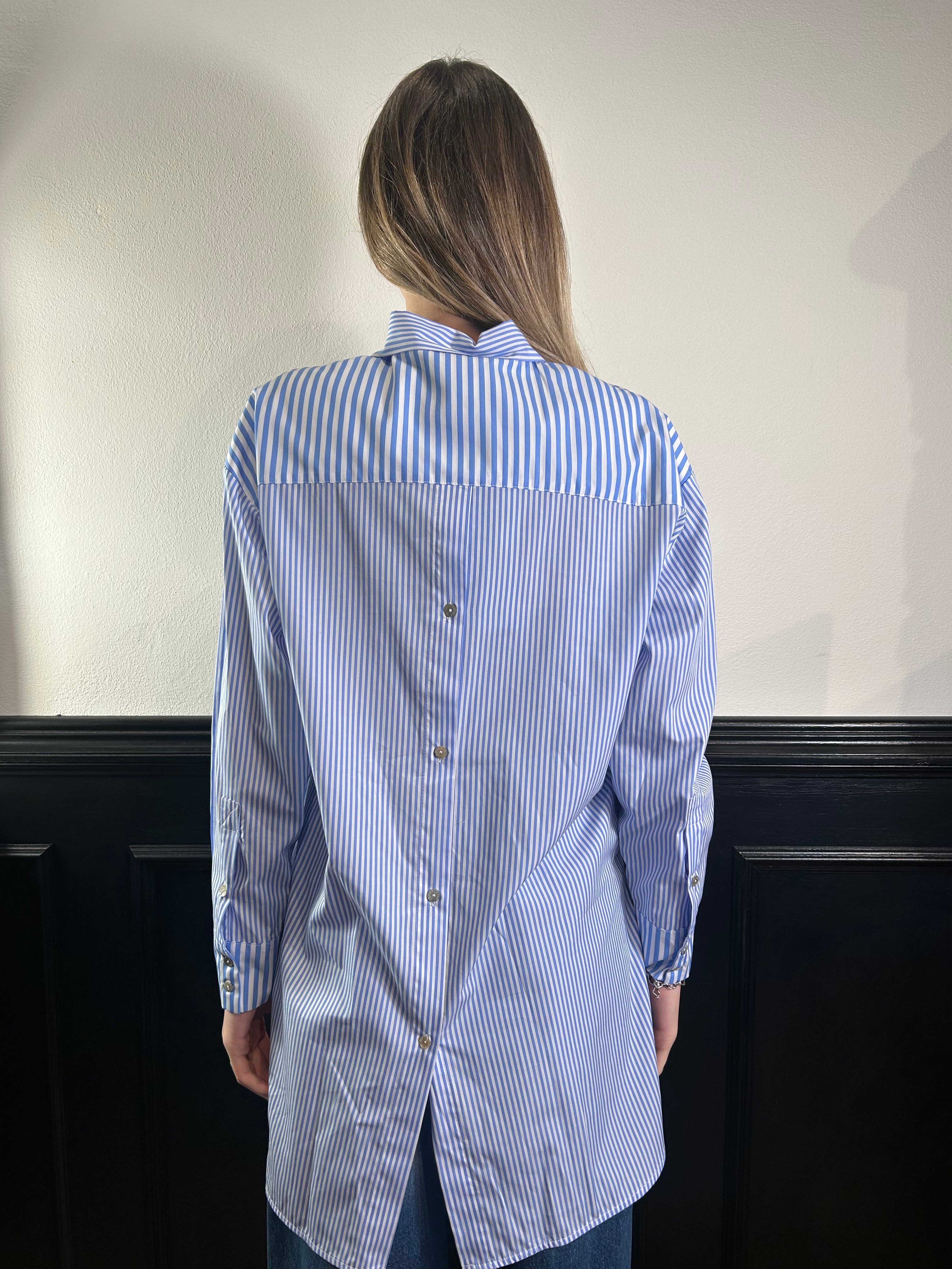 Camicia oversize bastoncino
