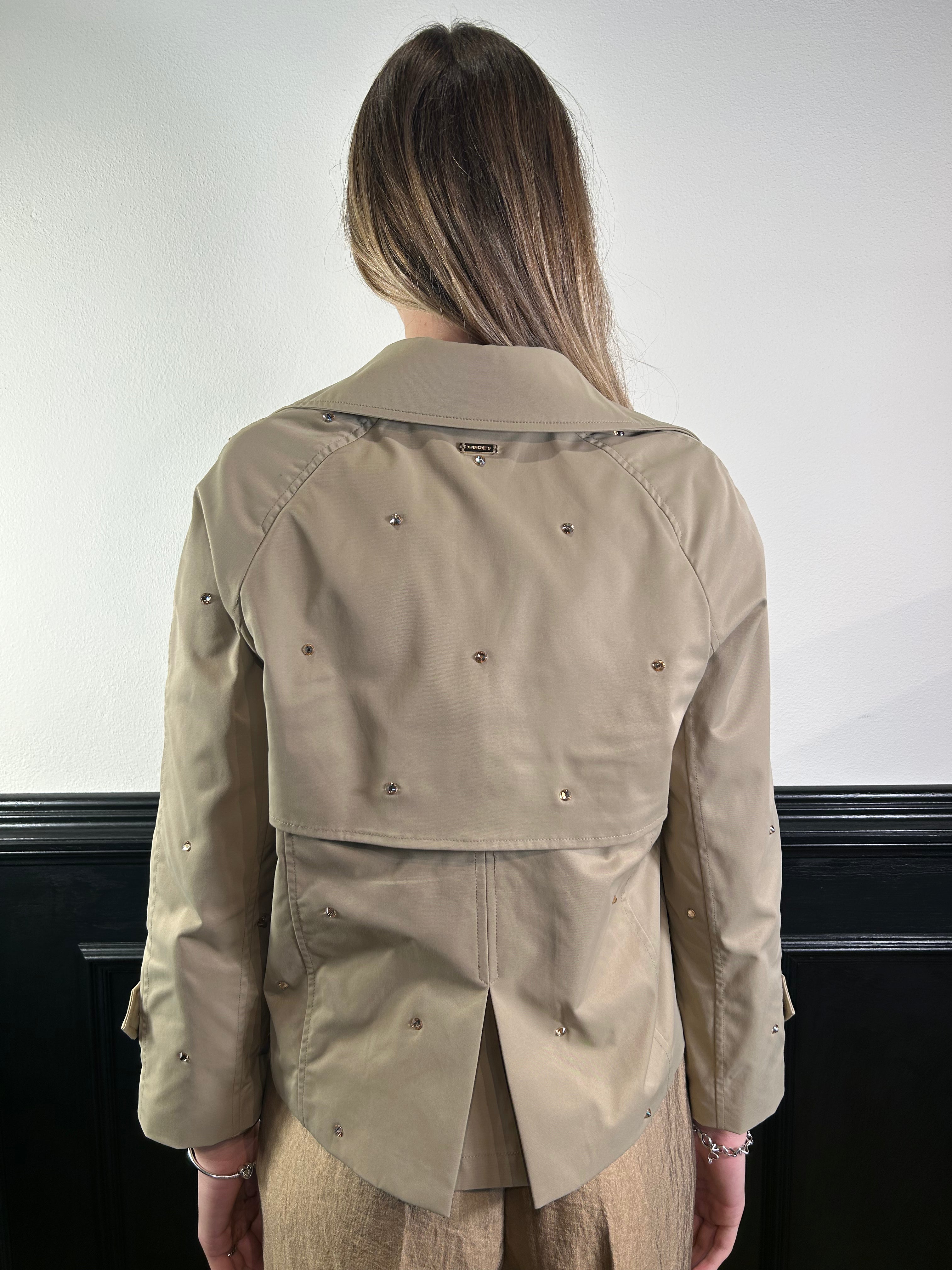 Trench corto diamanti