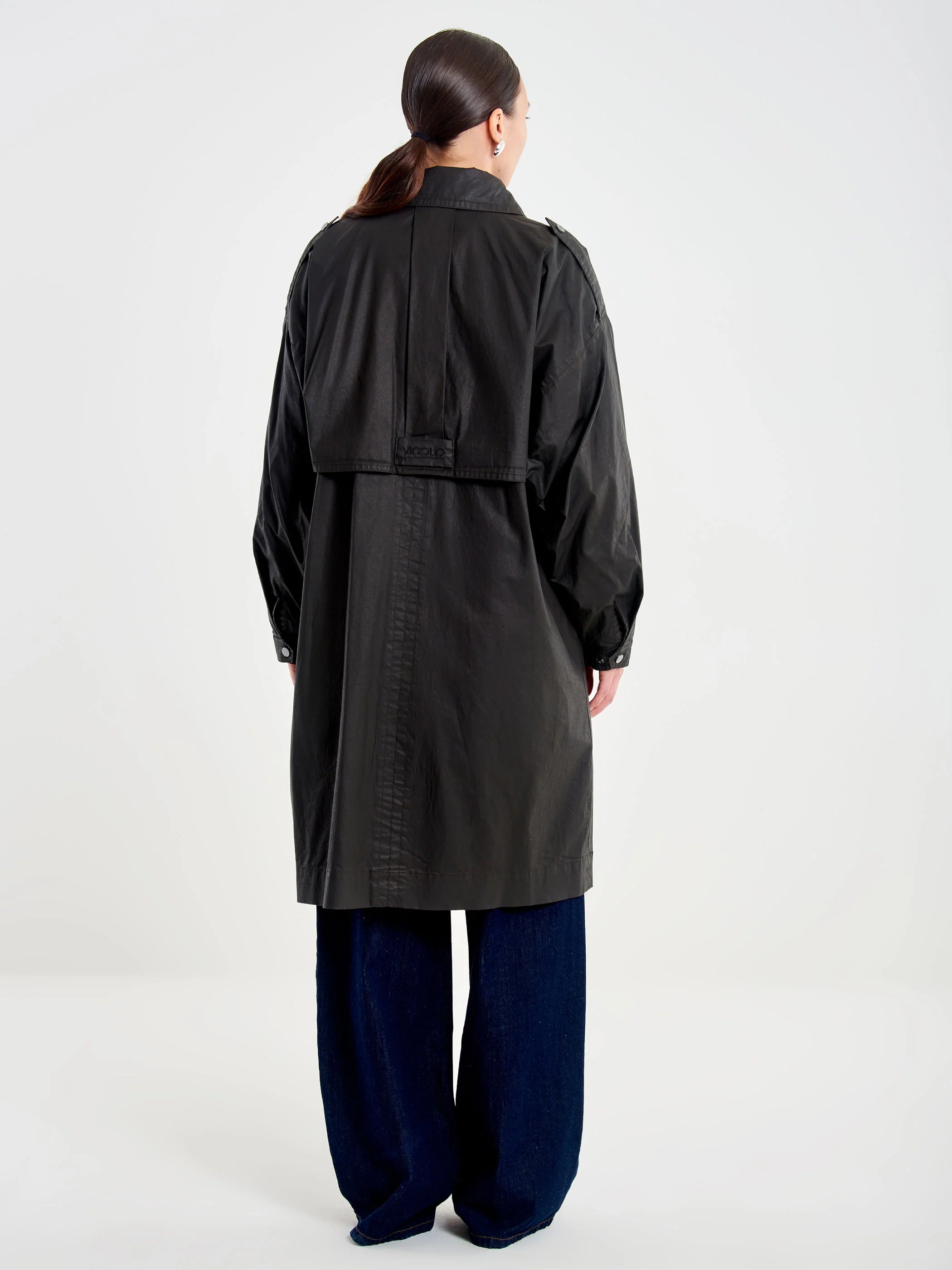 Trench Cerato con Interno Staccabile