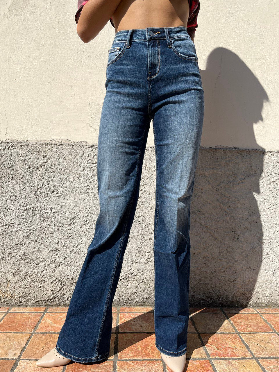 Jeans palazzo wide leg