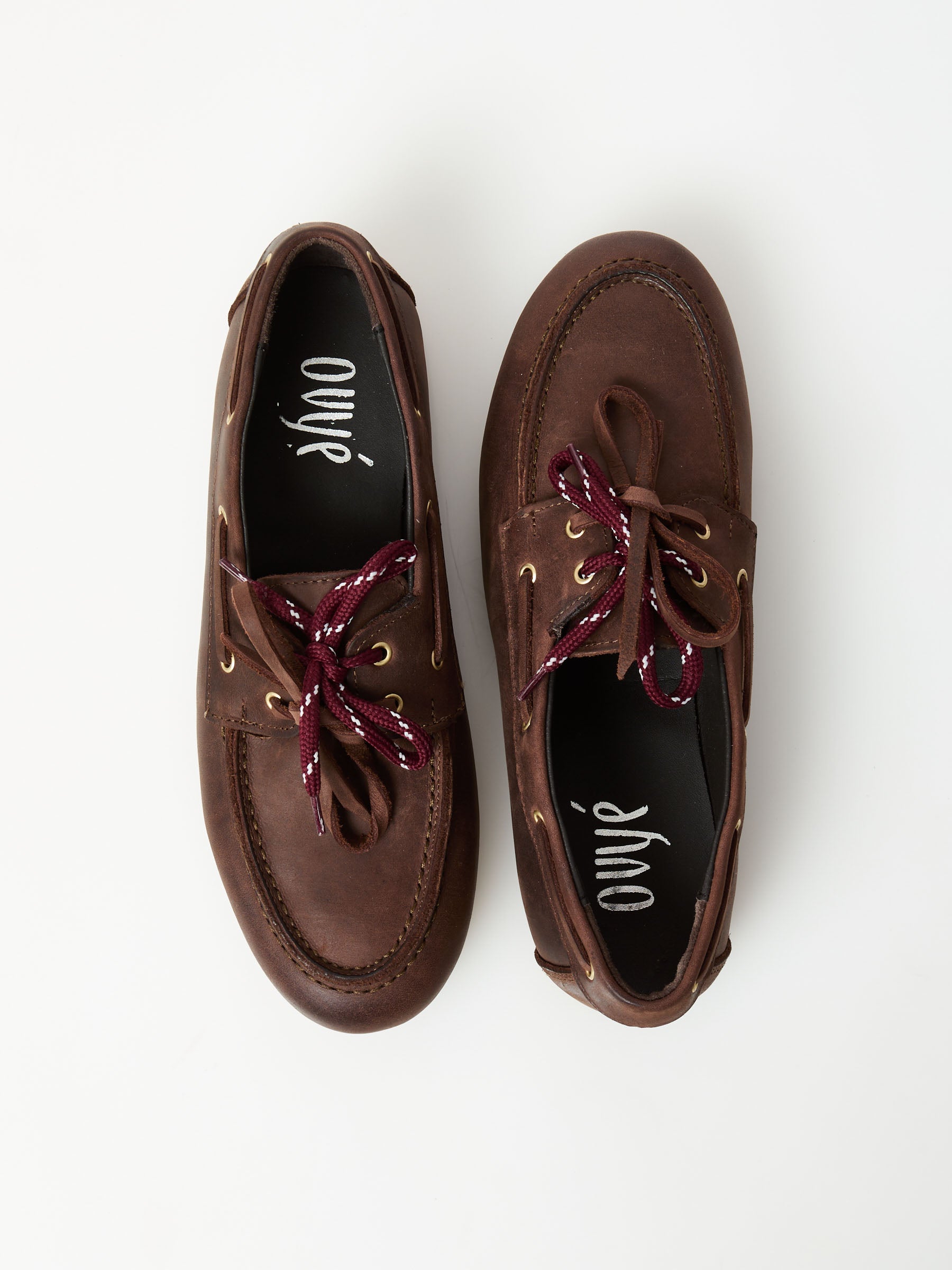 Mocassino barca in pelle